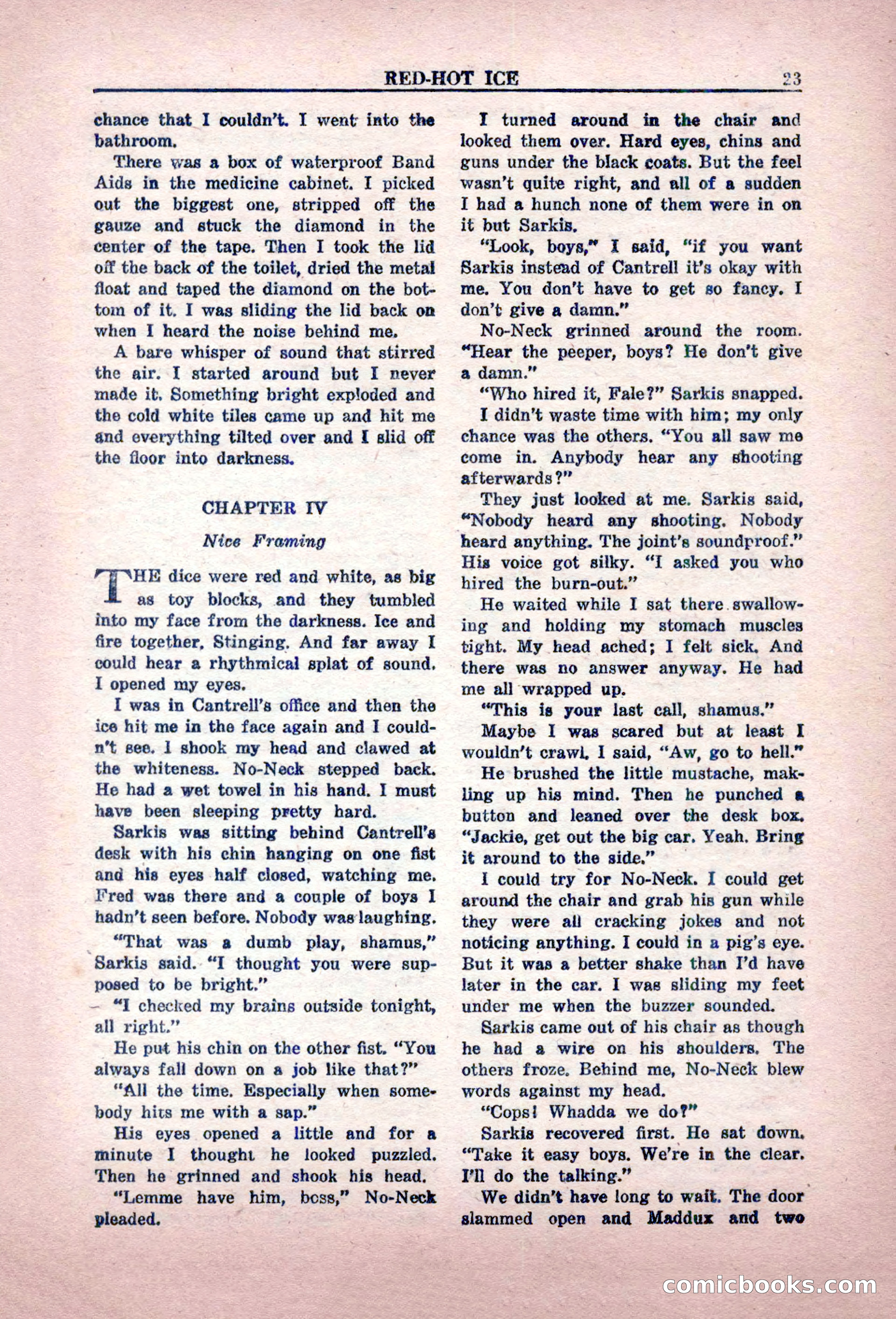 Private Detective Stories, February 1949 — page 23 of 132