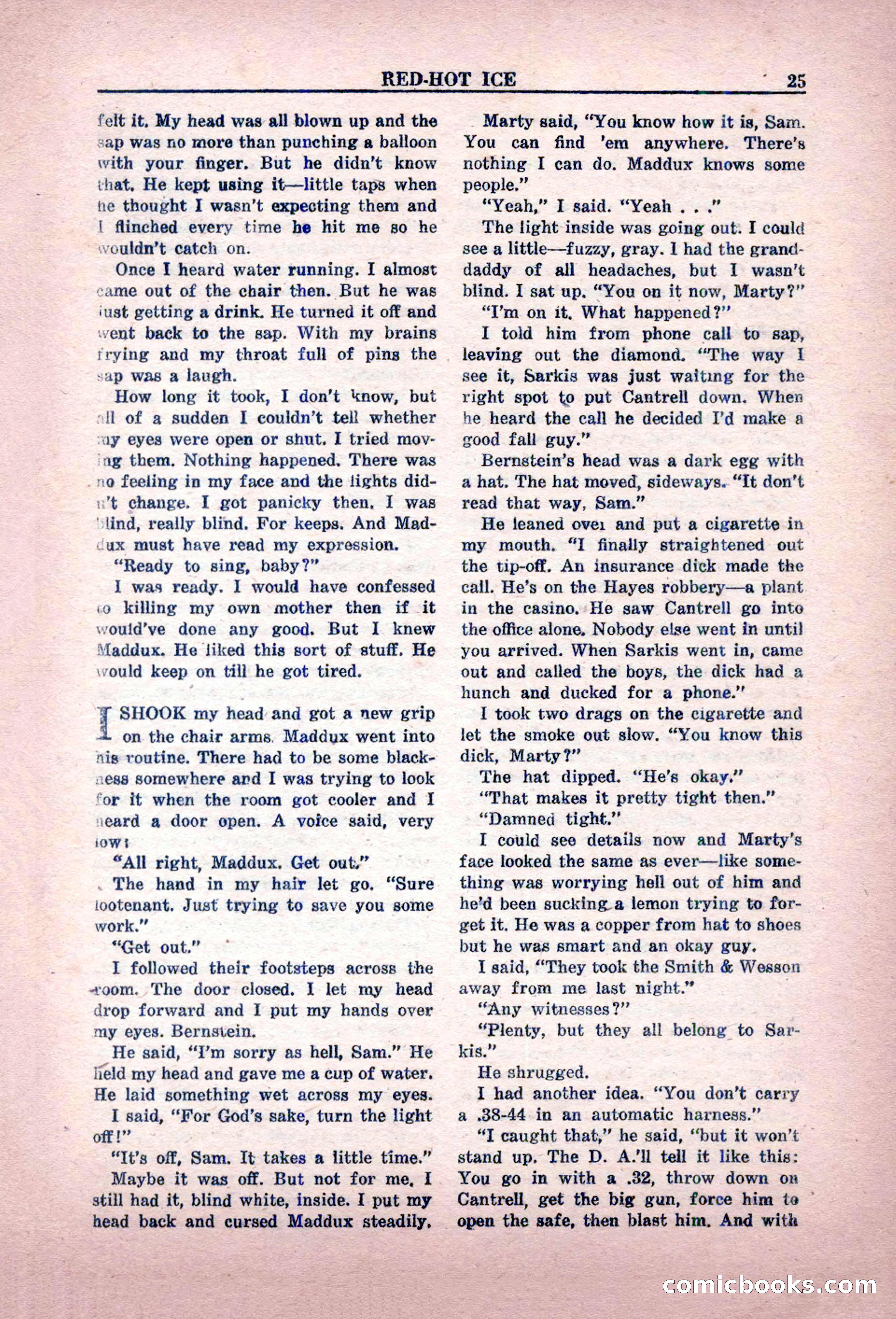 Private Detective Stories, February 1949 — page 25 of 132