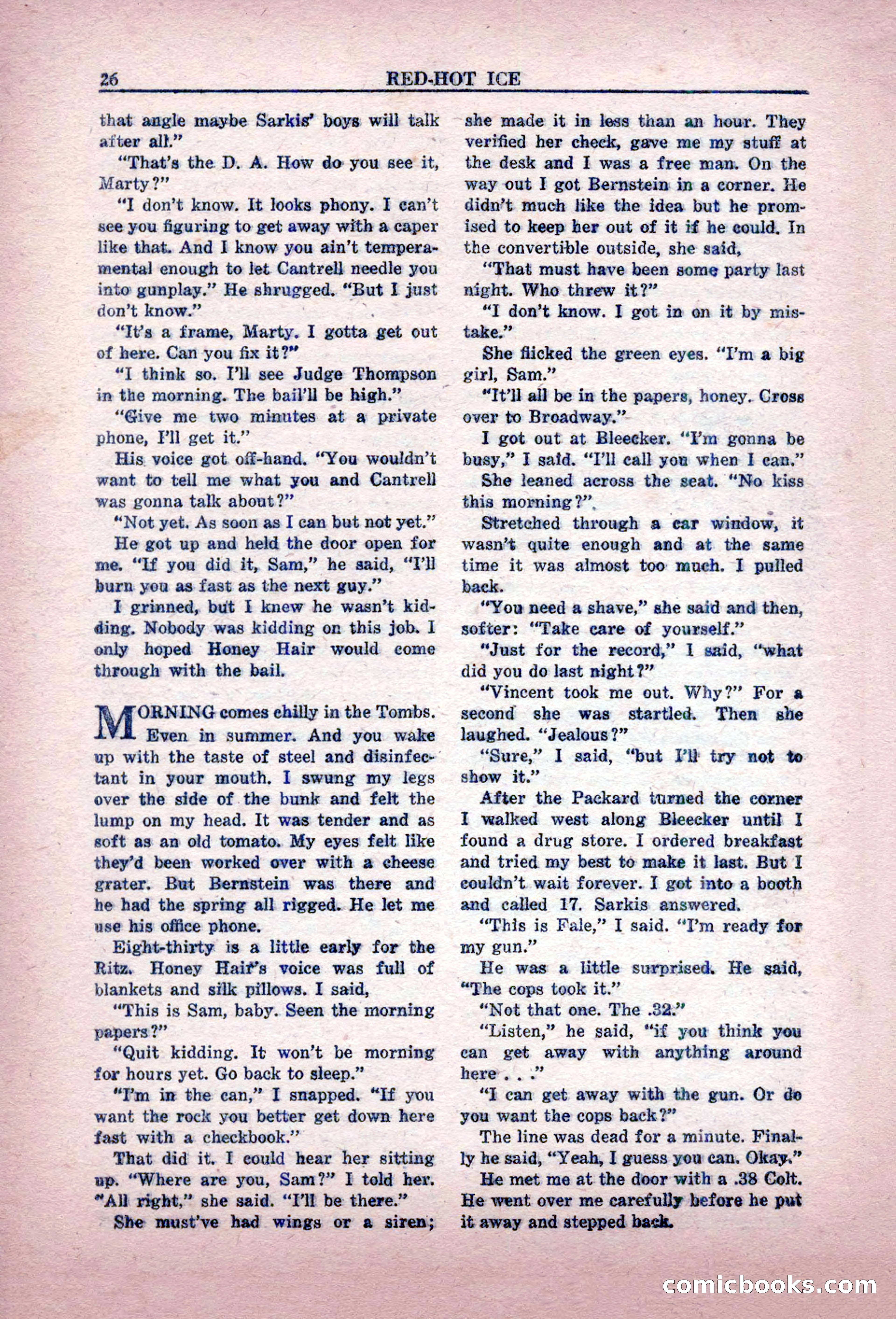 Private Detective Stories, February 1949 — page 26 of 132