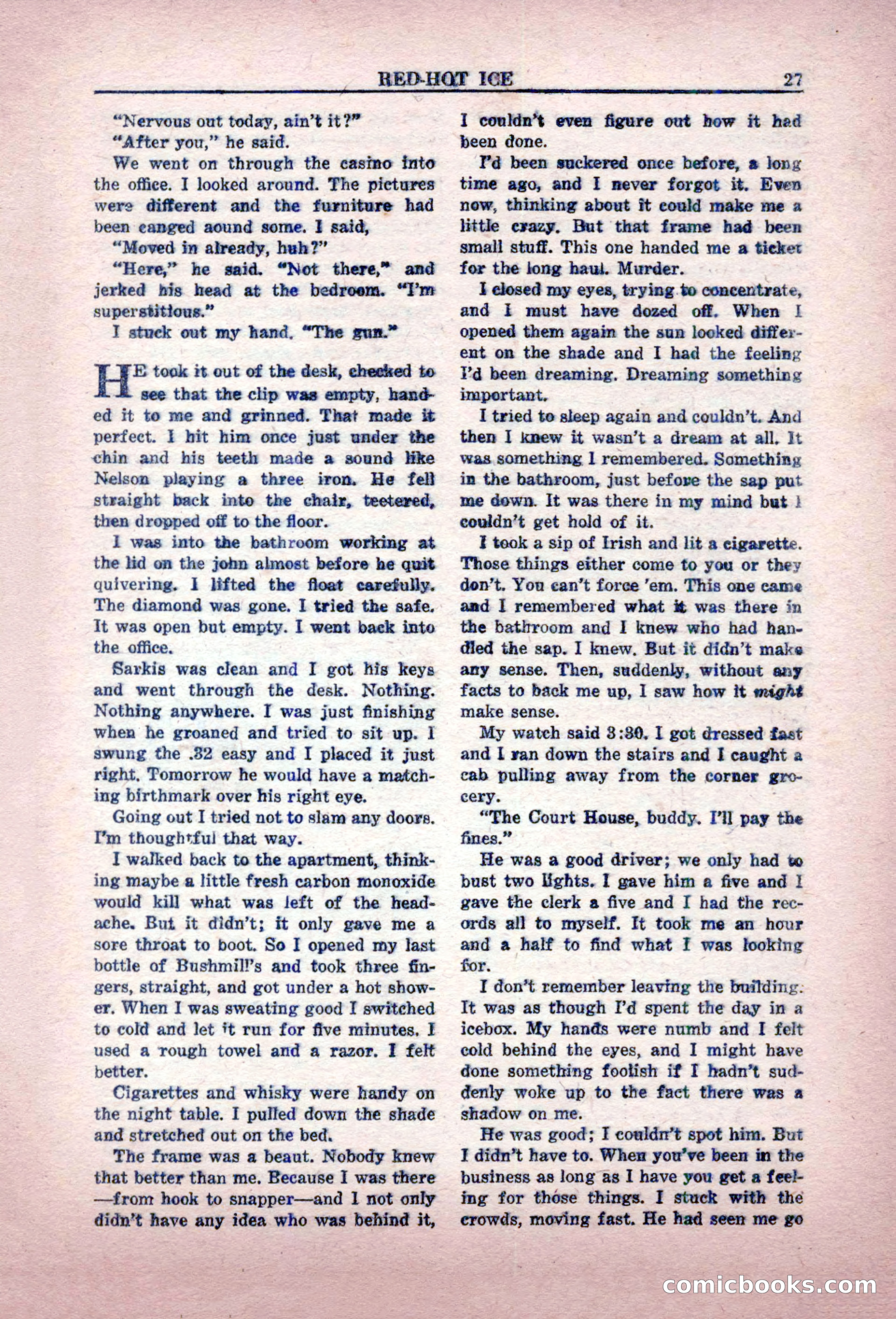 Private Detective Stories, February 1949 — page 27 of 132