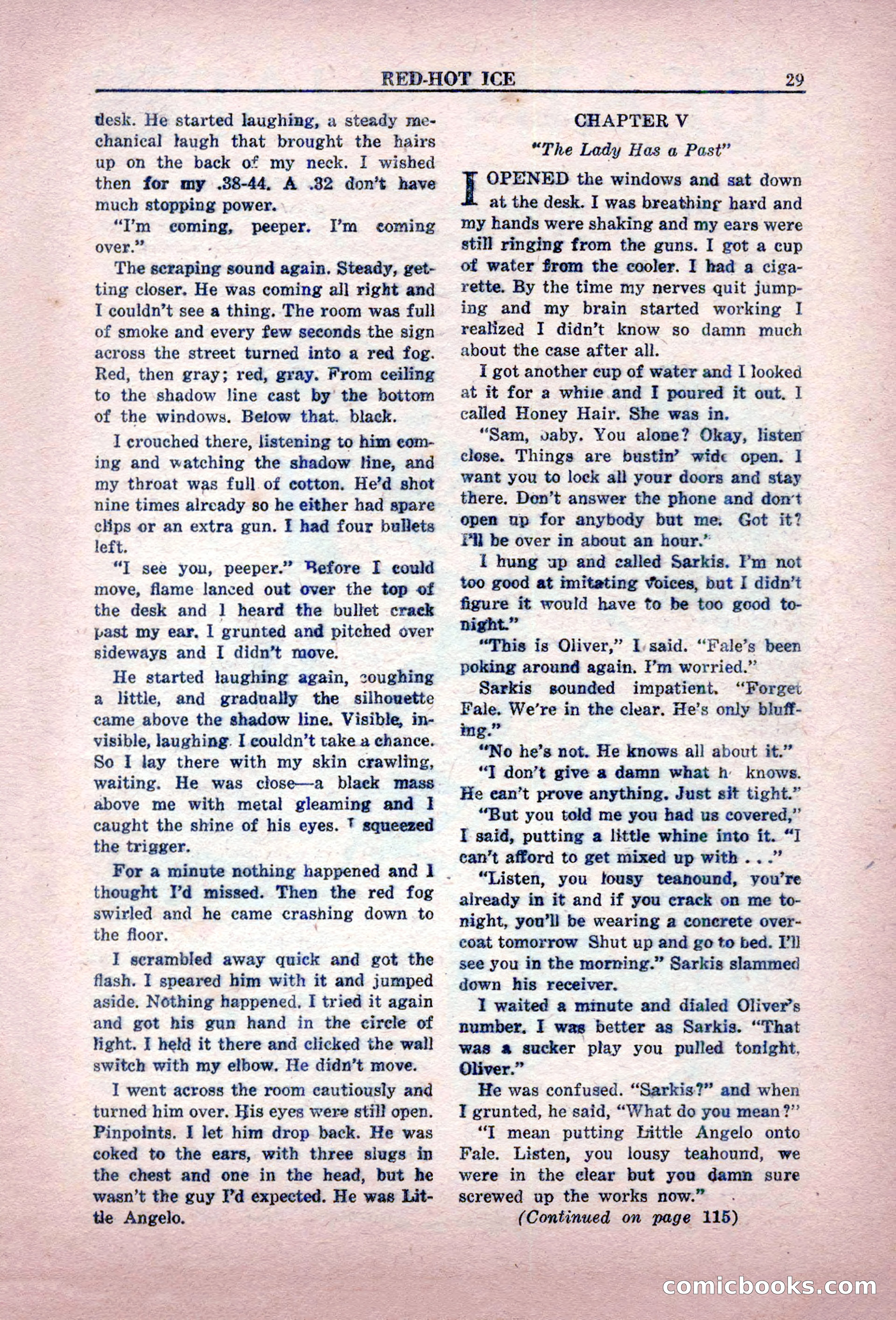 Private Detective Stories, February 1949 — page 29 of 132