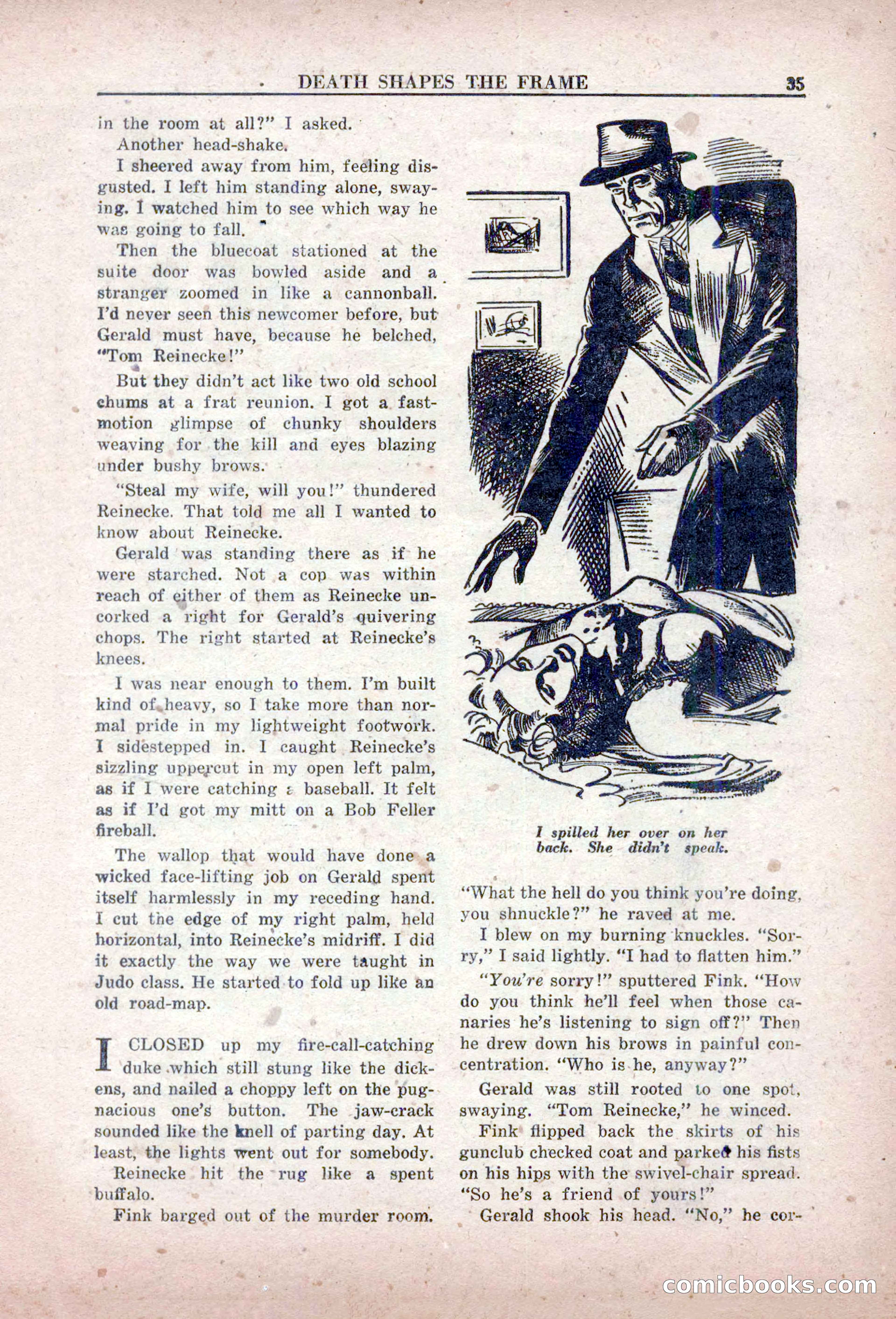 Private Detective Stories, February 1949 — page 35 of 132