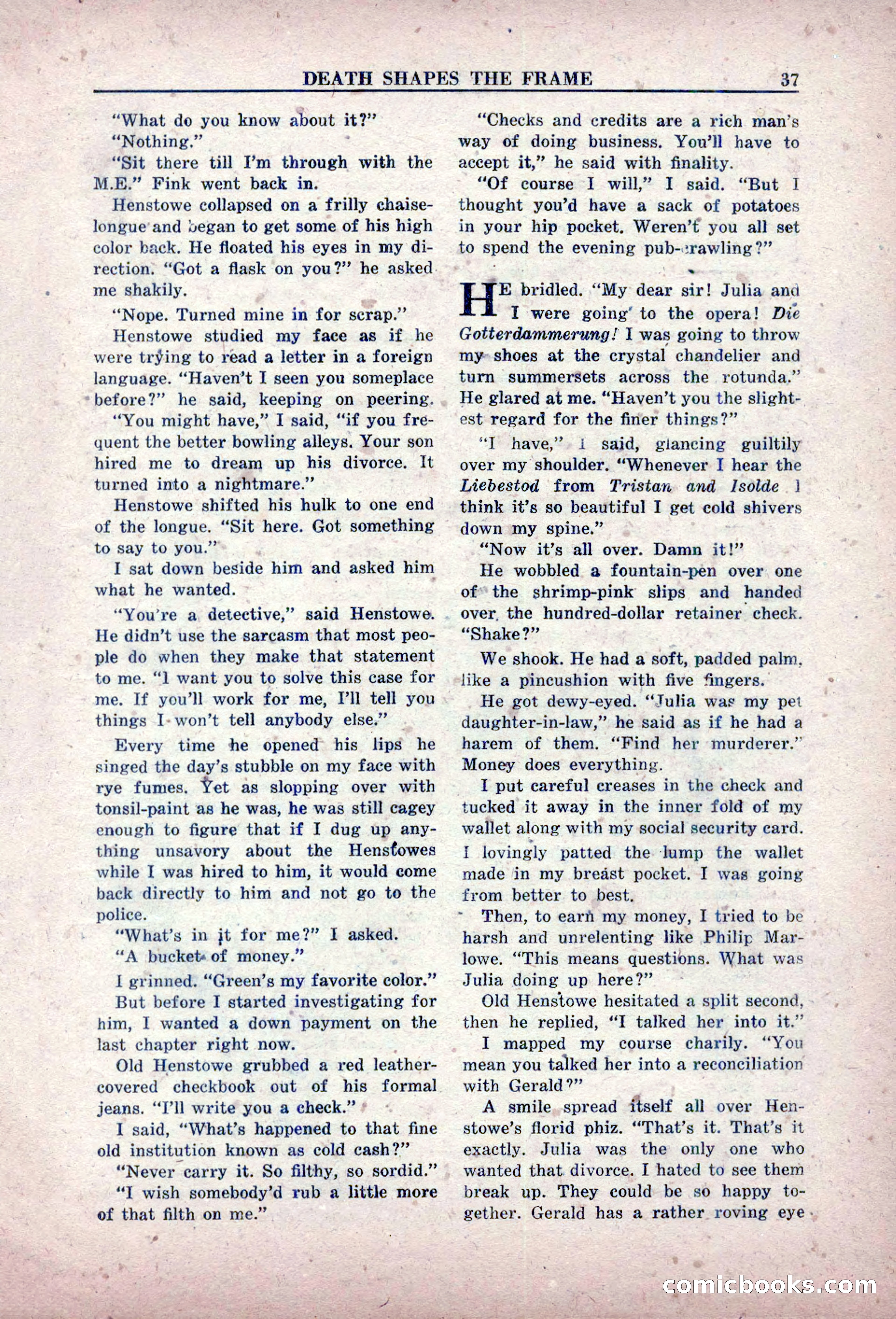 Private Detective Stories, February 1949 — page 37 of 132