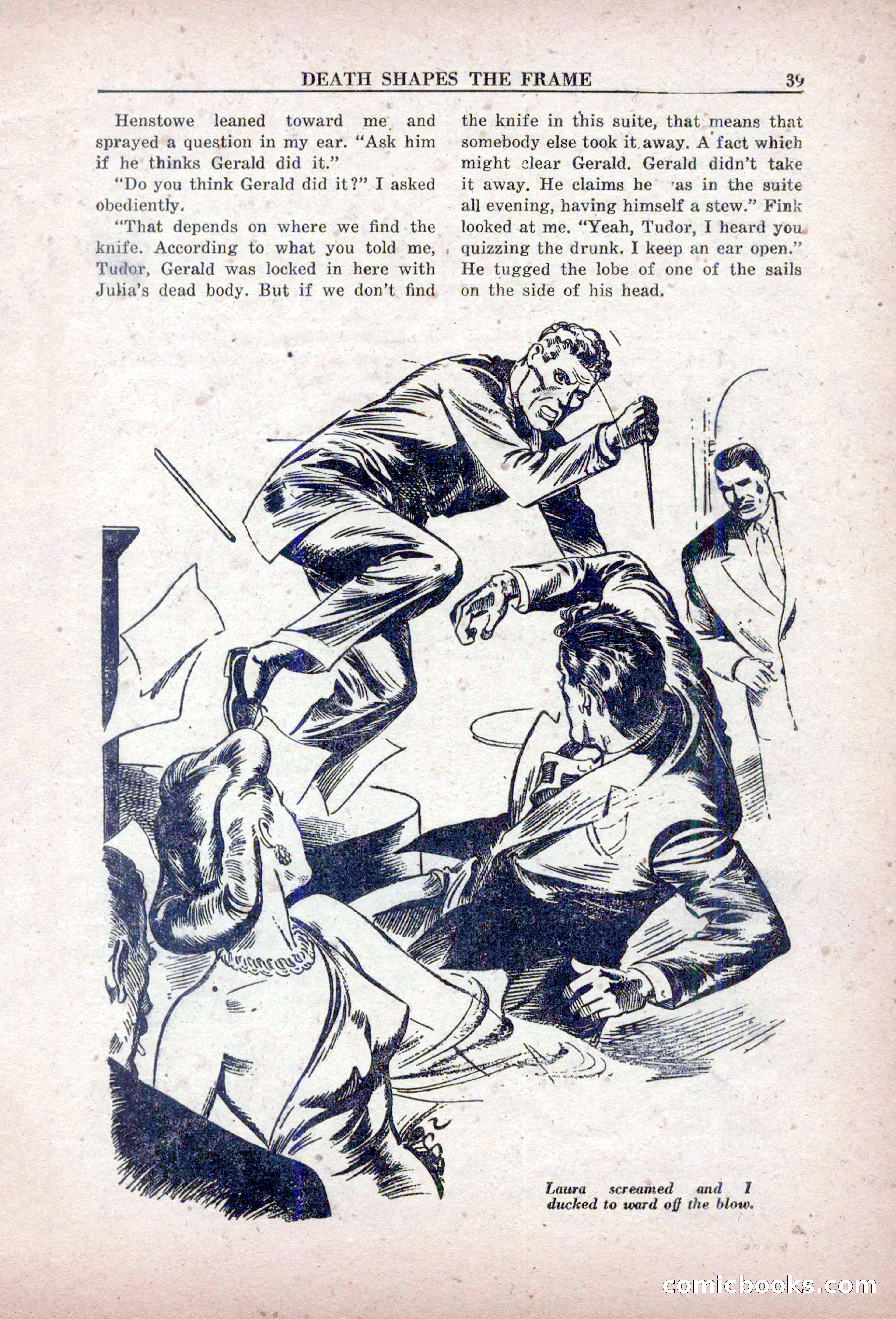 Private Detective Stories, February 1949 — page 39 of 132