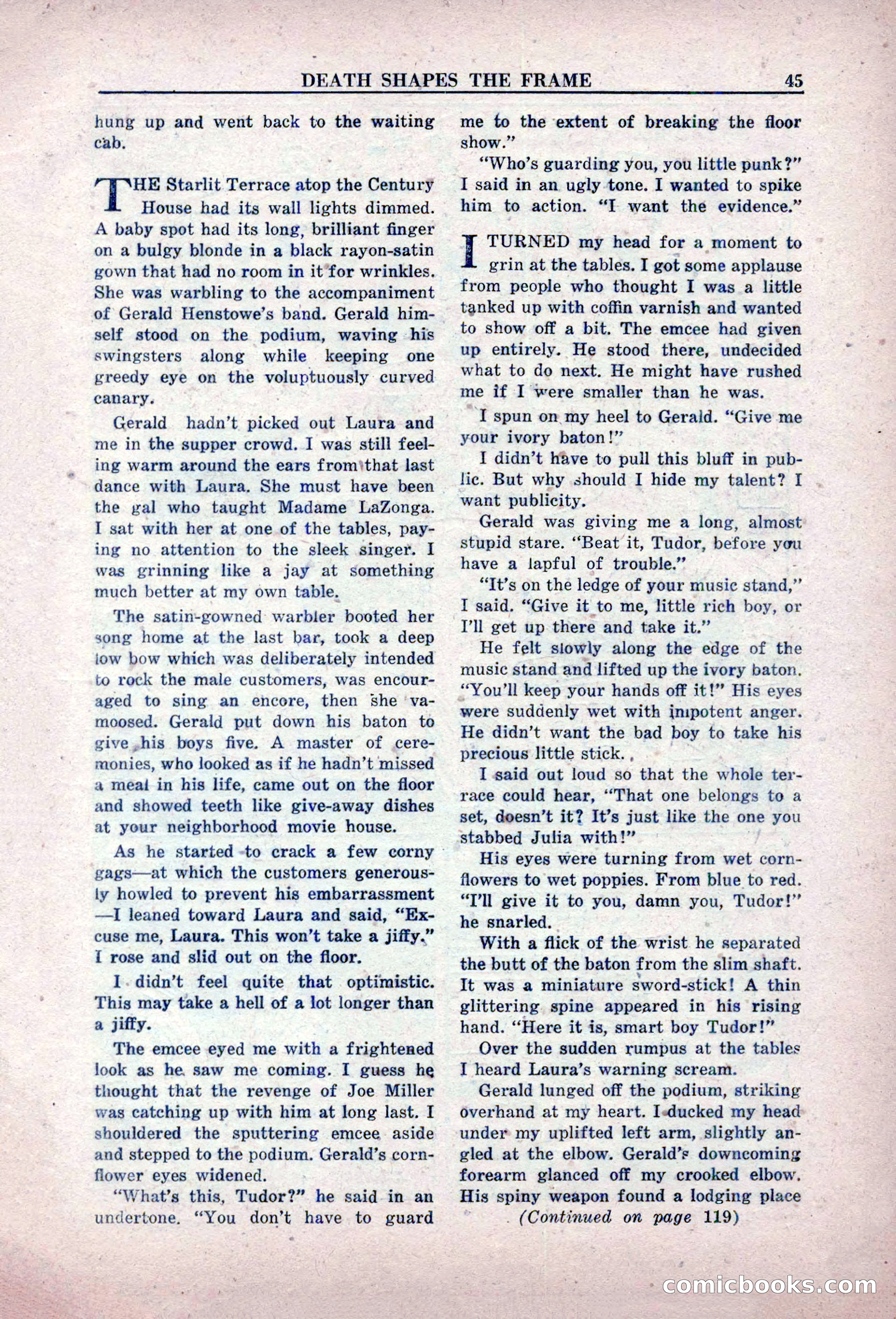 Private Detective Stories, February 1949 — page 45 of 132