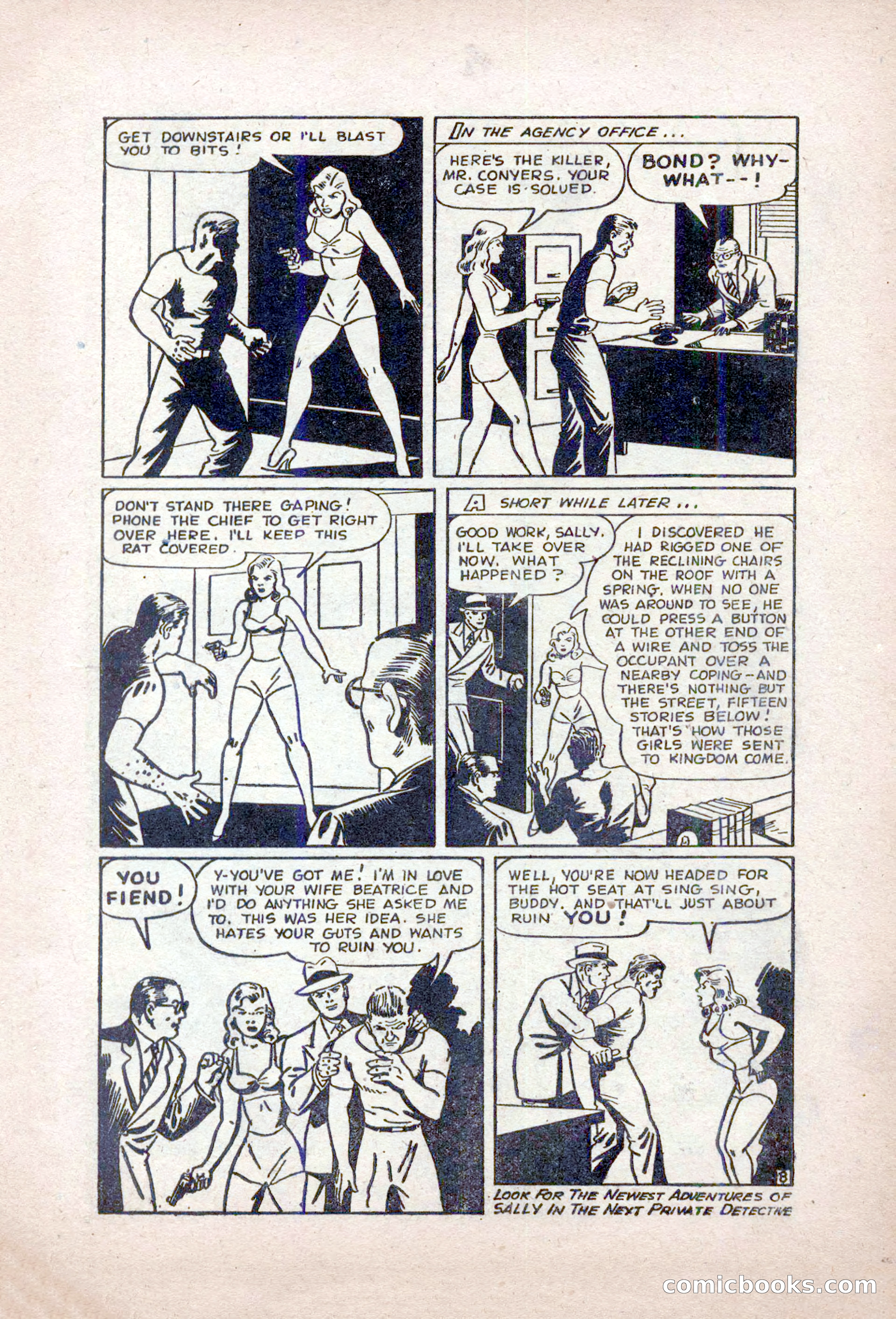 Private Detective Stories, February 1949 — page 53 of 132