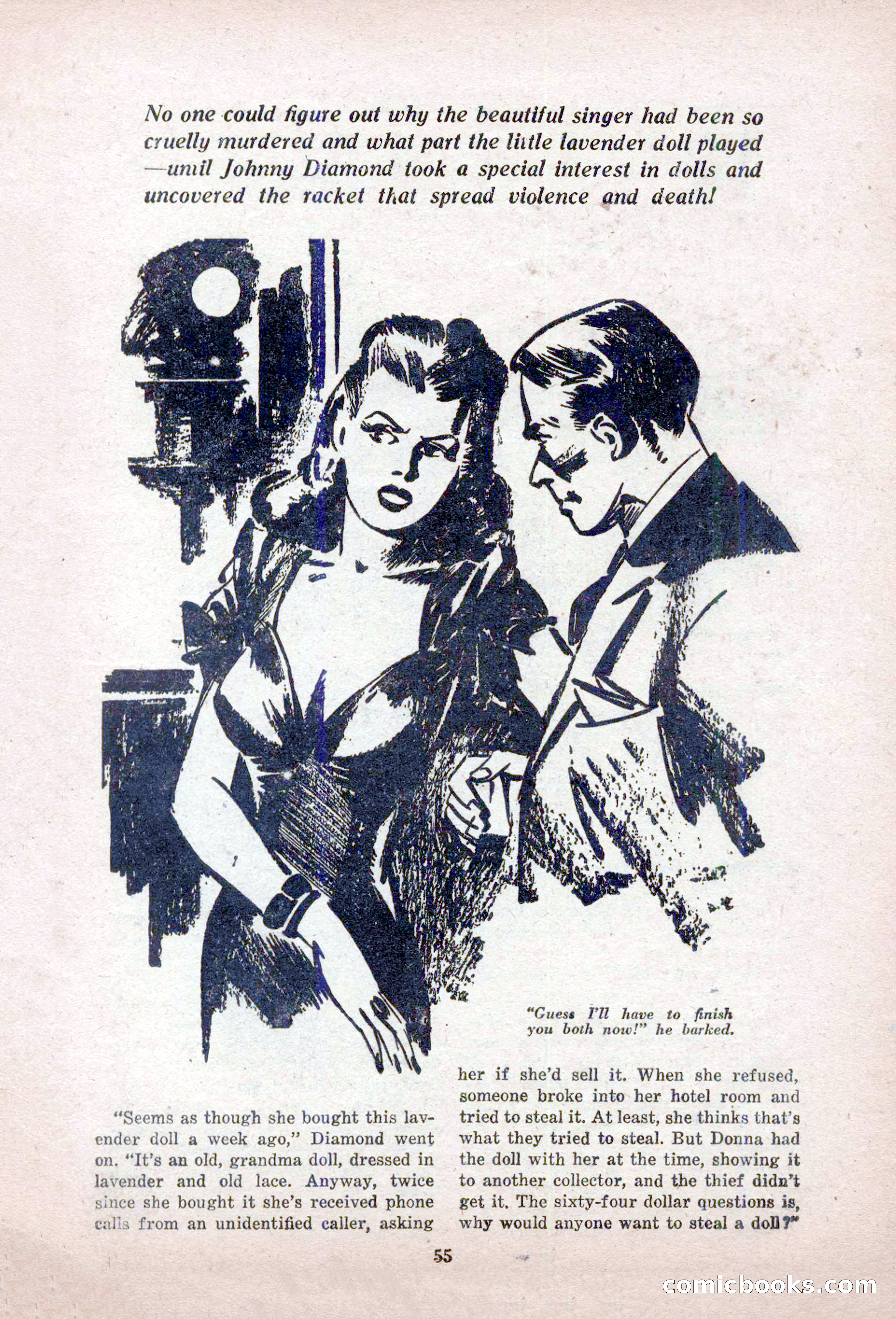 Private Detective Stories, February 1949 — page 55 of 132