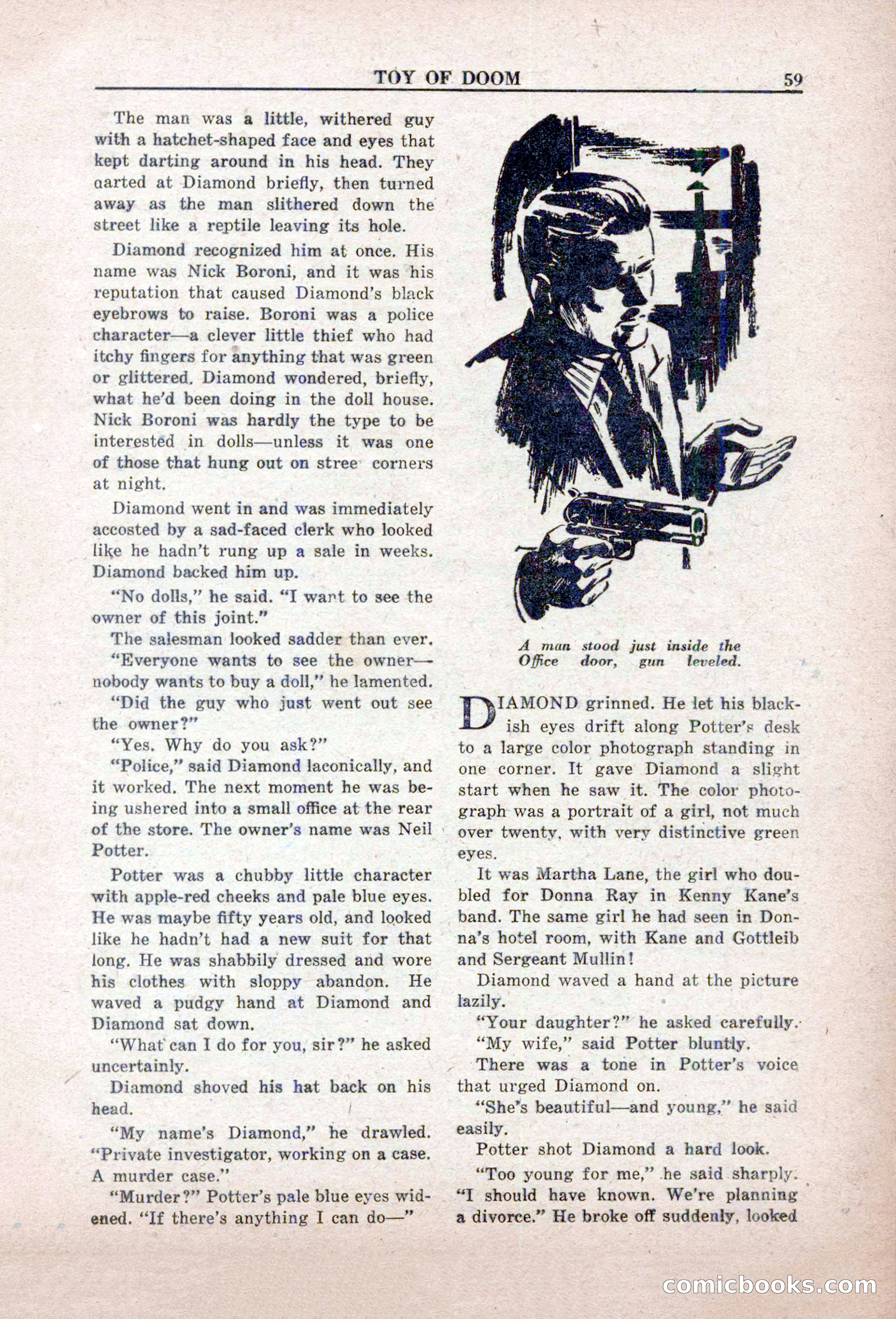 Private Detective Stories, February 1949 — page 59 of 132
