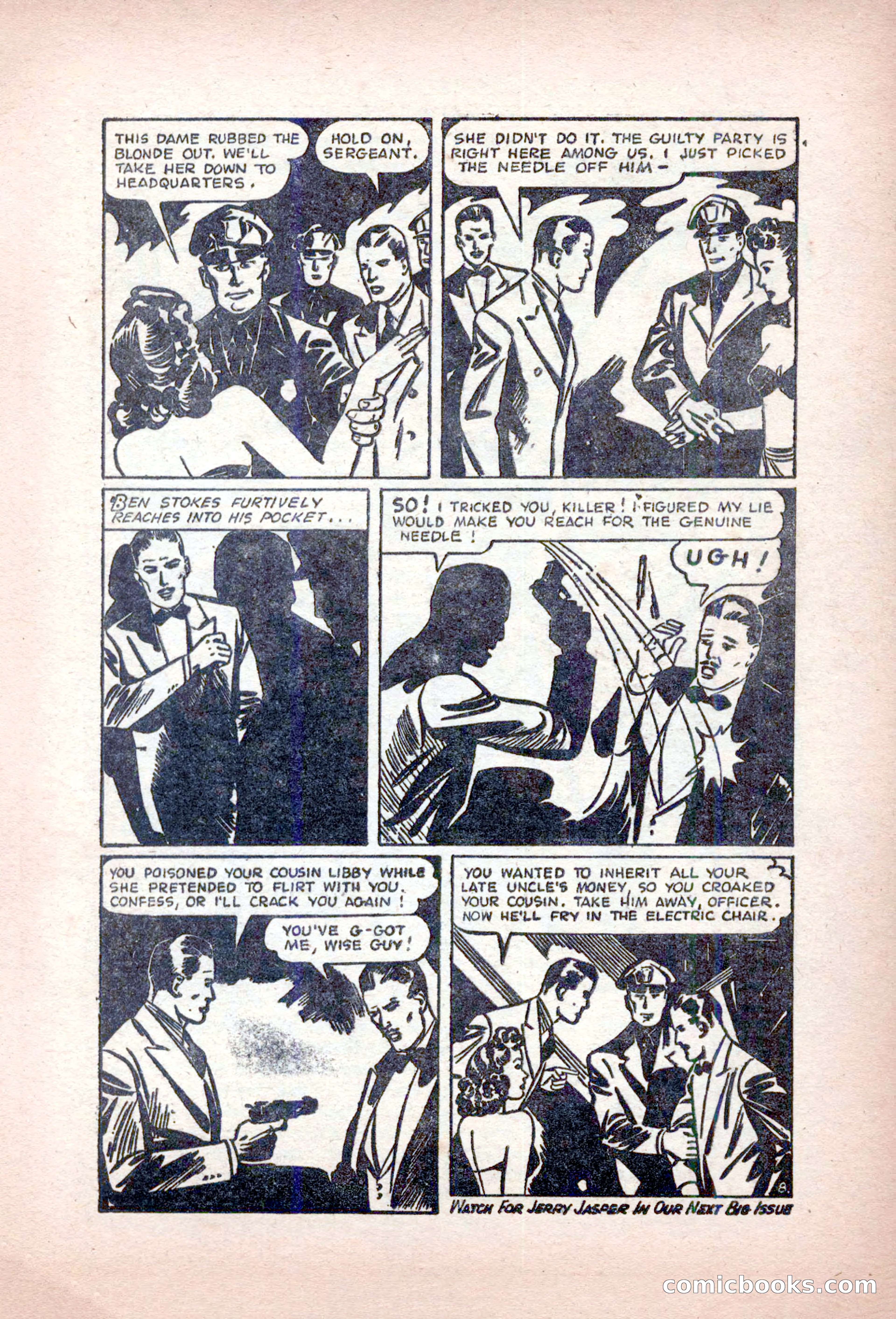 Private Detective Stories, February 1949 — page 71 of 132