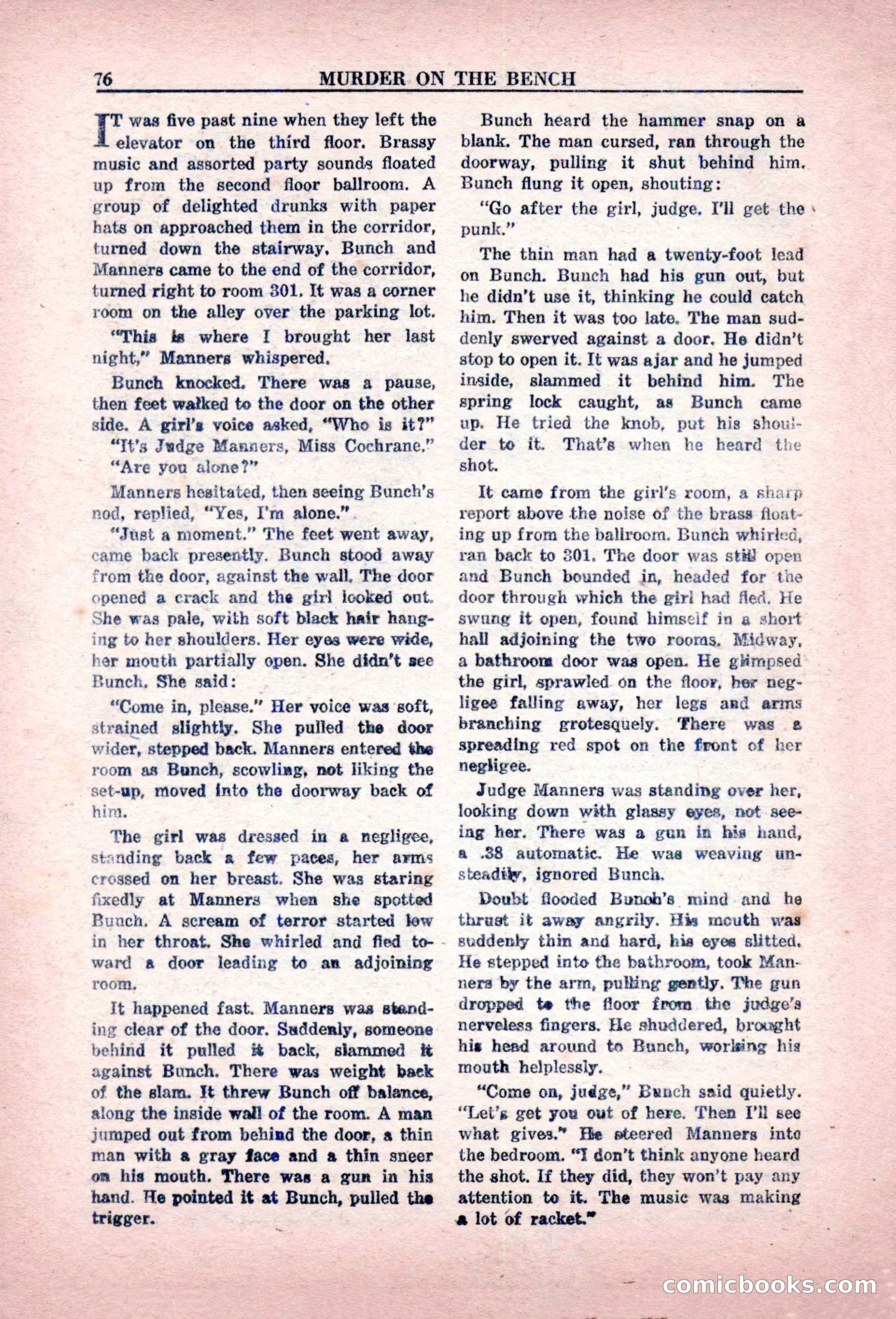 Private Detective Stories, February 1949 — page 76 of 132