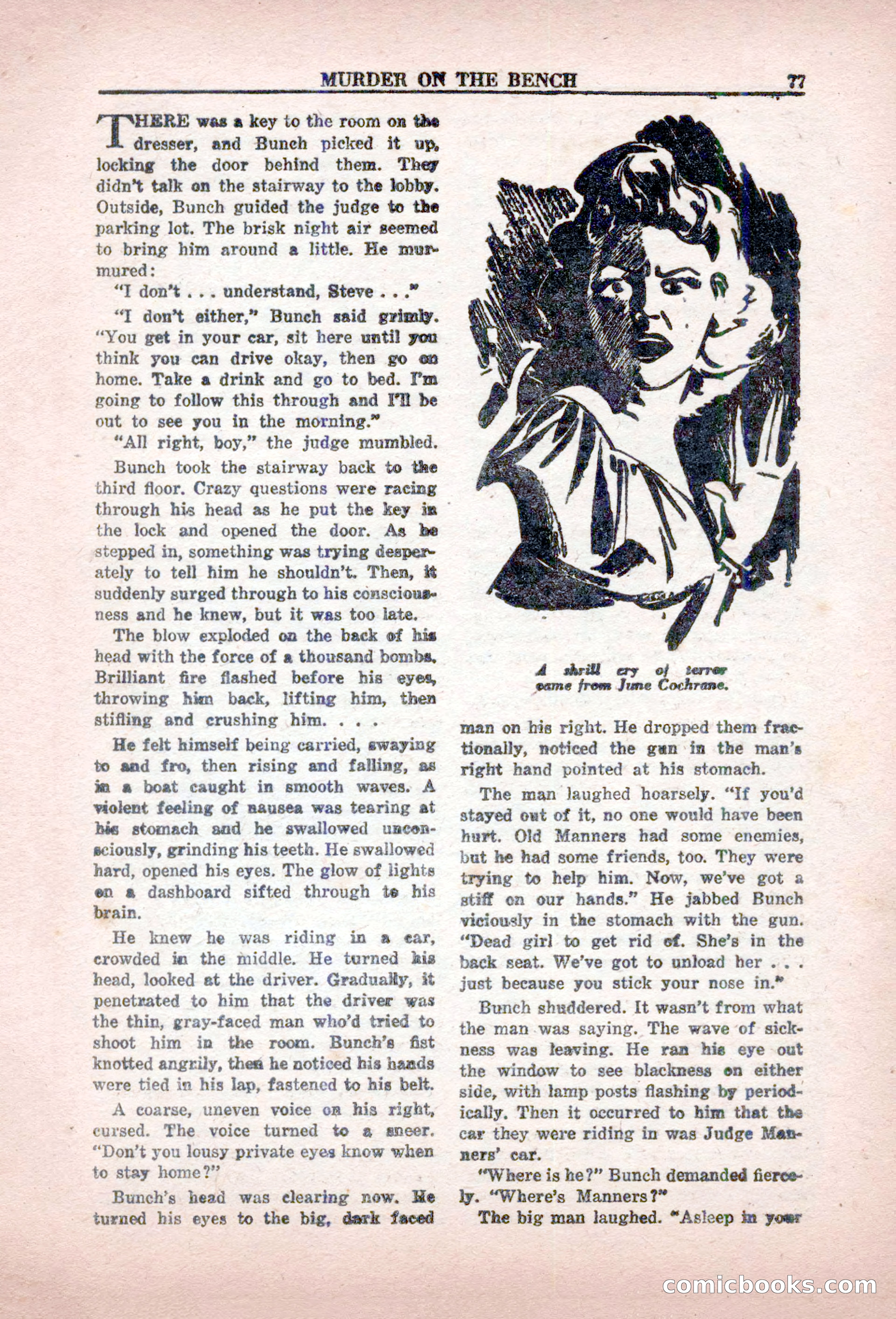 Private Detective Stories, February 1949 — page 77 of 132