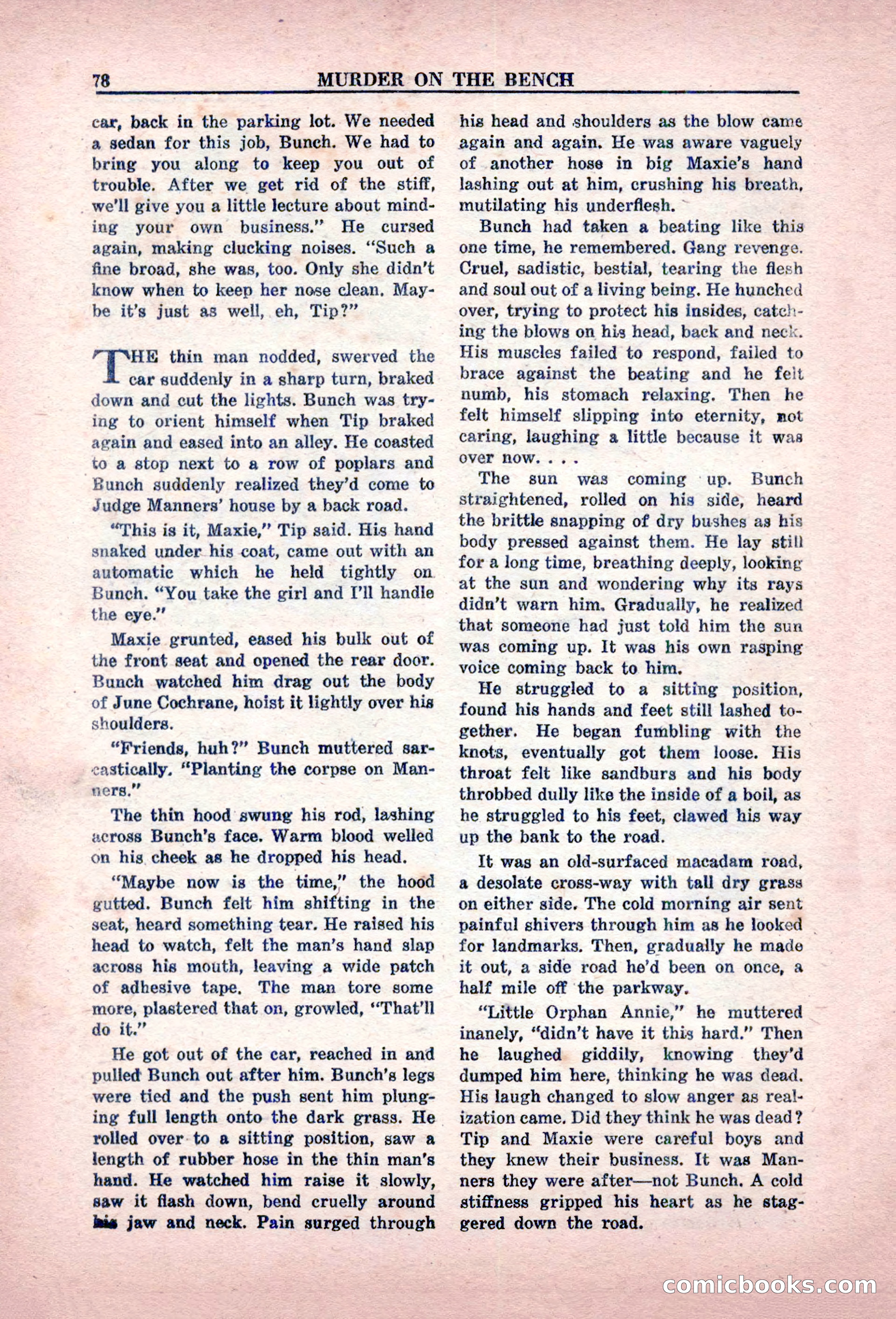 Private Detective Stories, February 1949 — page 78 of 132