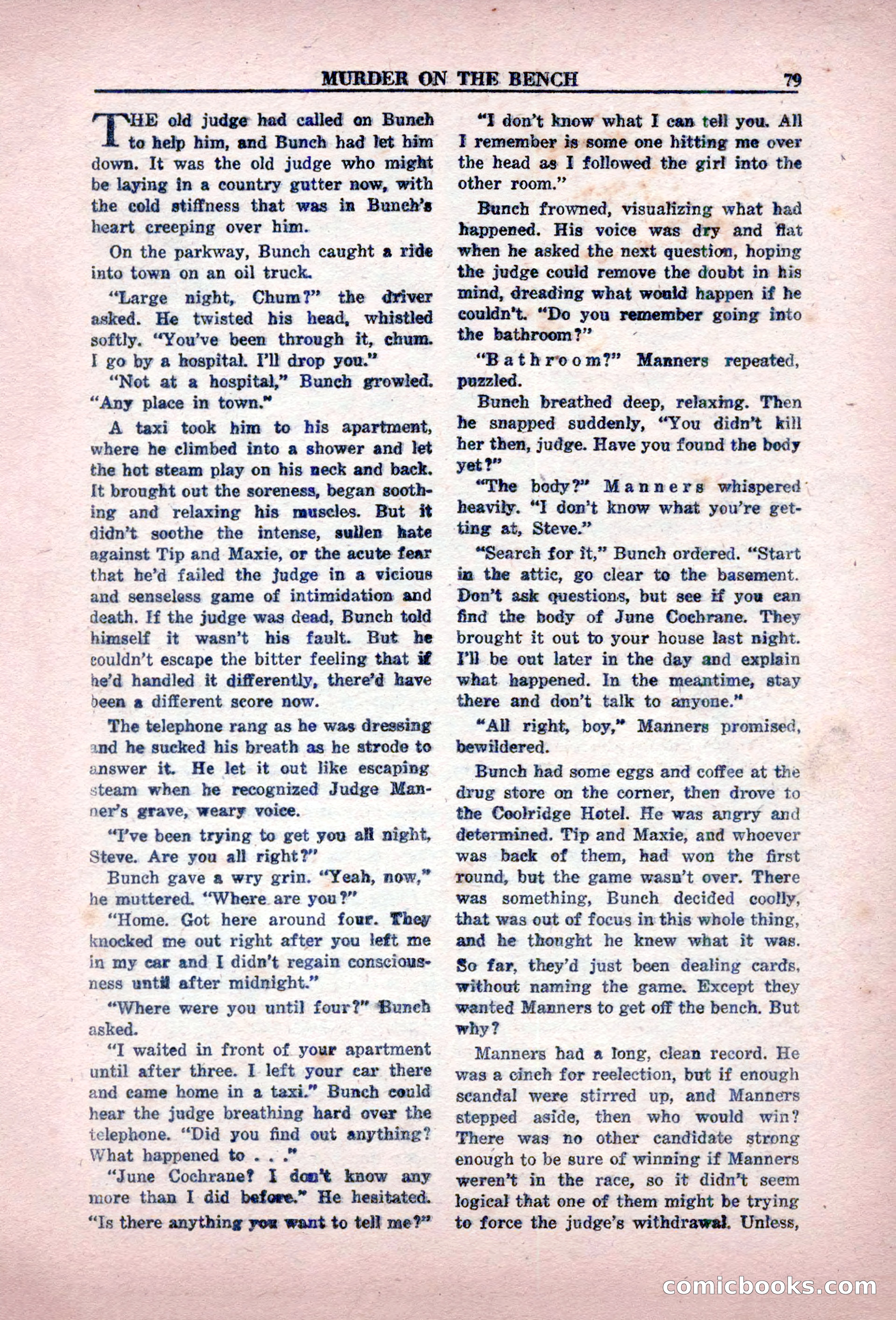Private Detective Stories, February 1949 — page 79 of 132