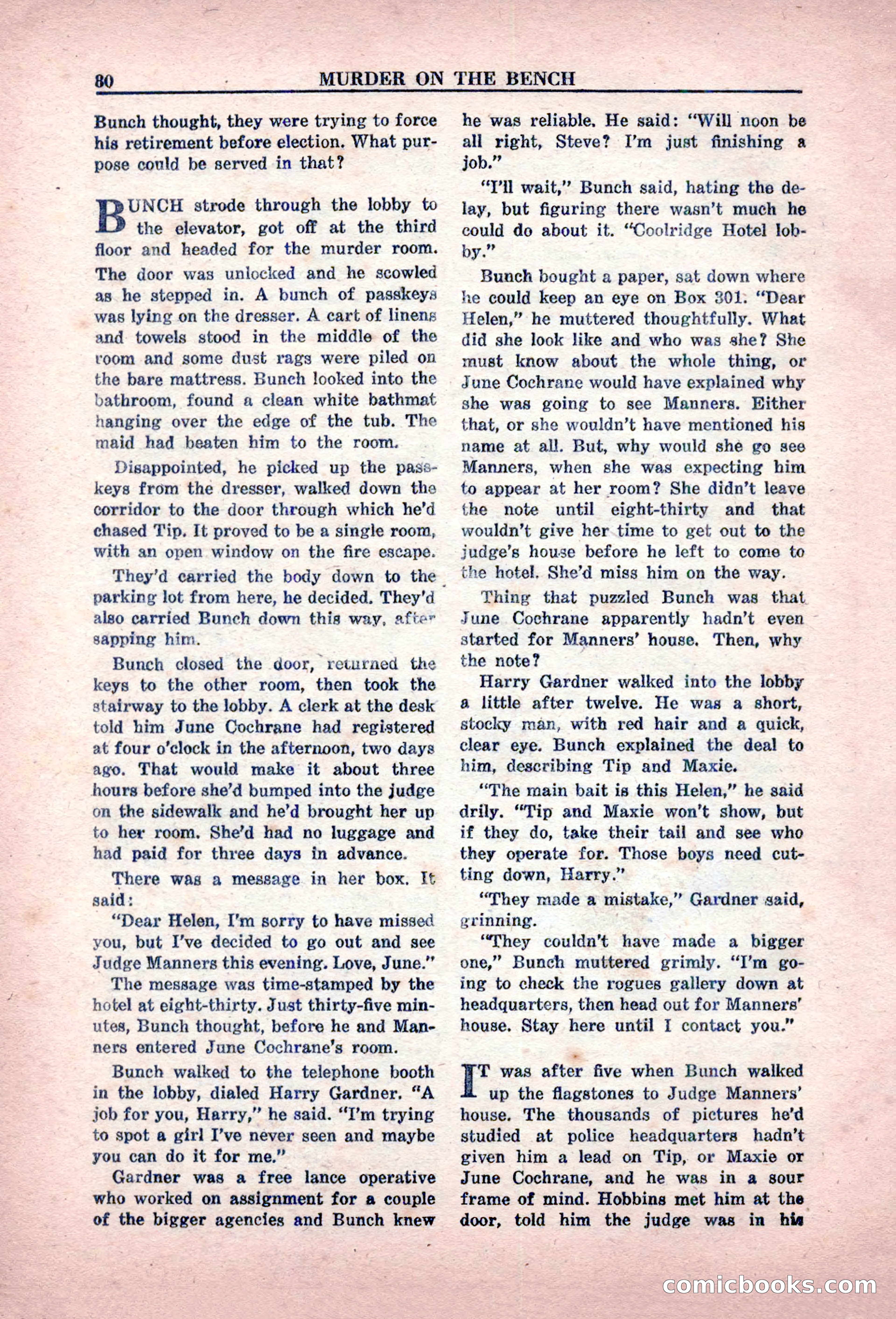 Private Detective Stories, February 1949 — page 80 of 132