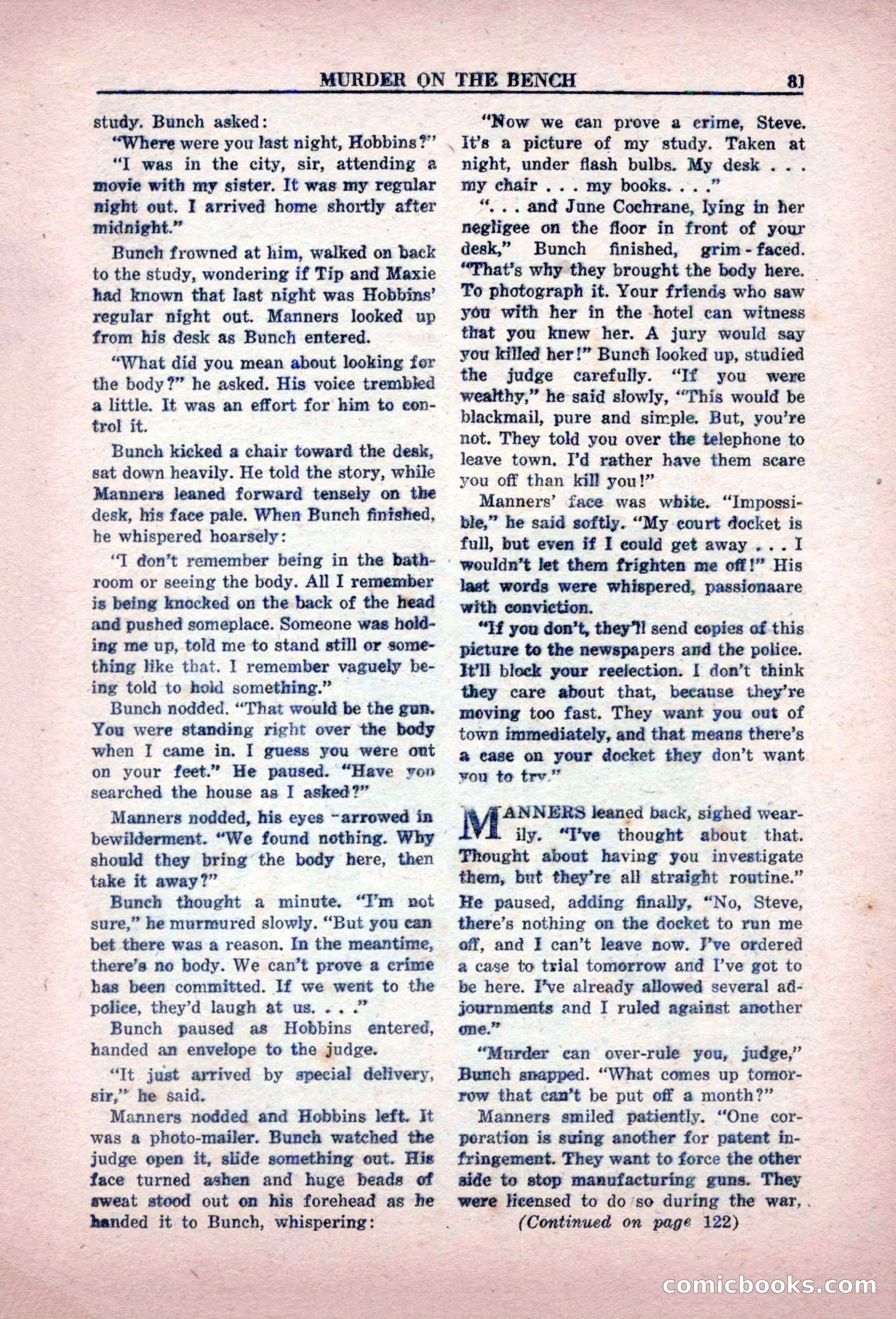 Private Detective Stories, February 1949 — page 81 of 132