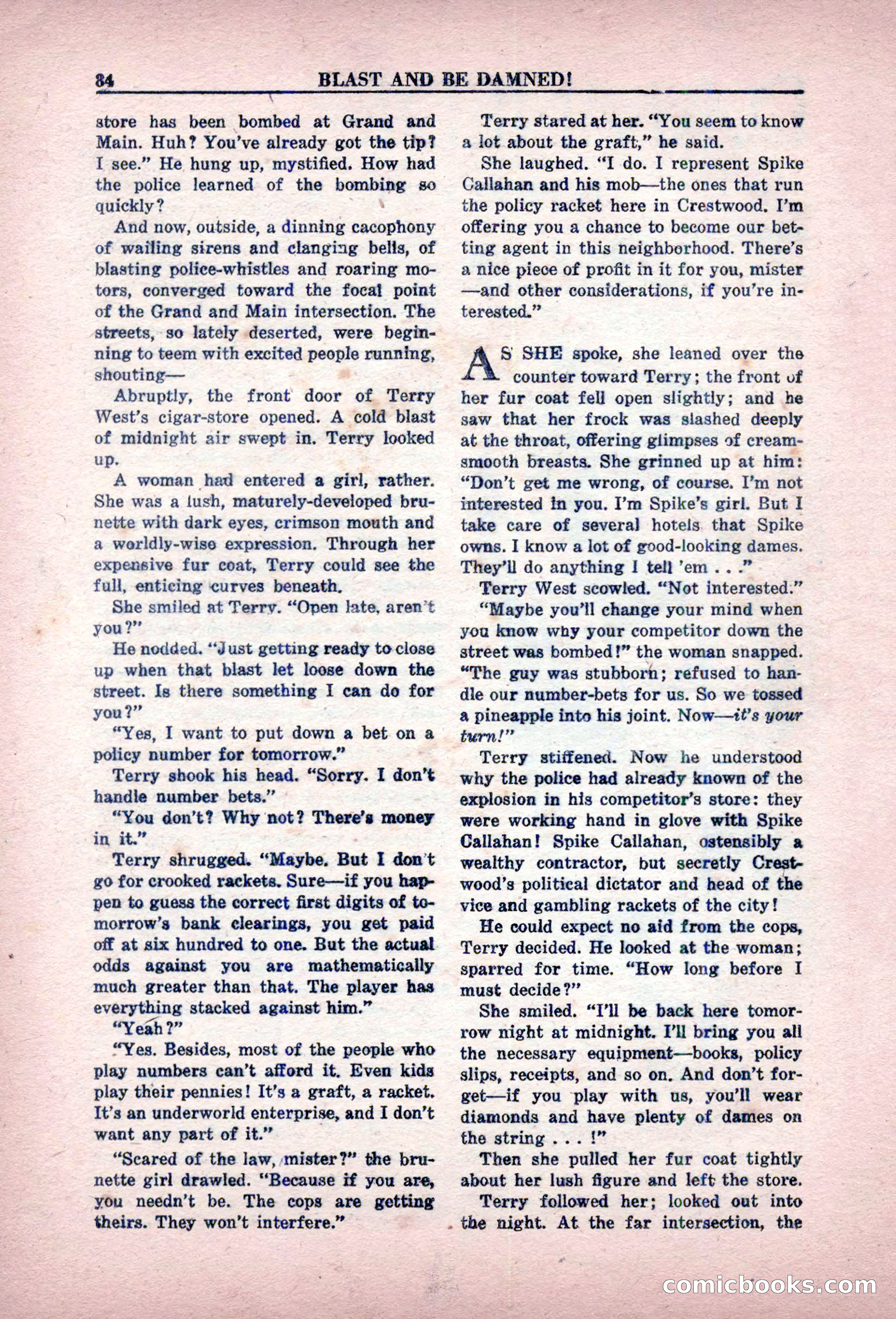 Private Detective Stories, February 1949 — page 84 of 132