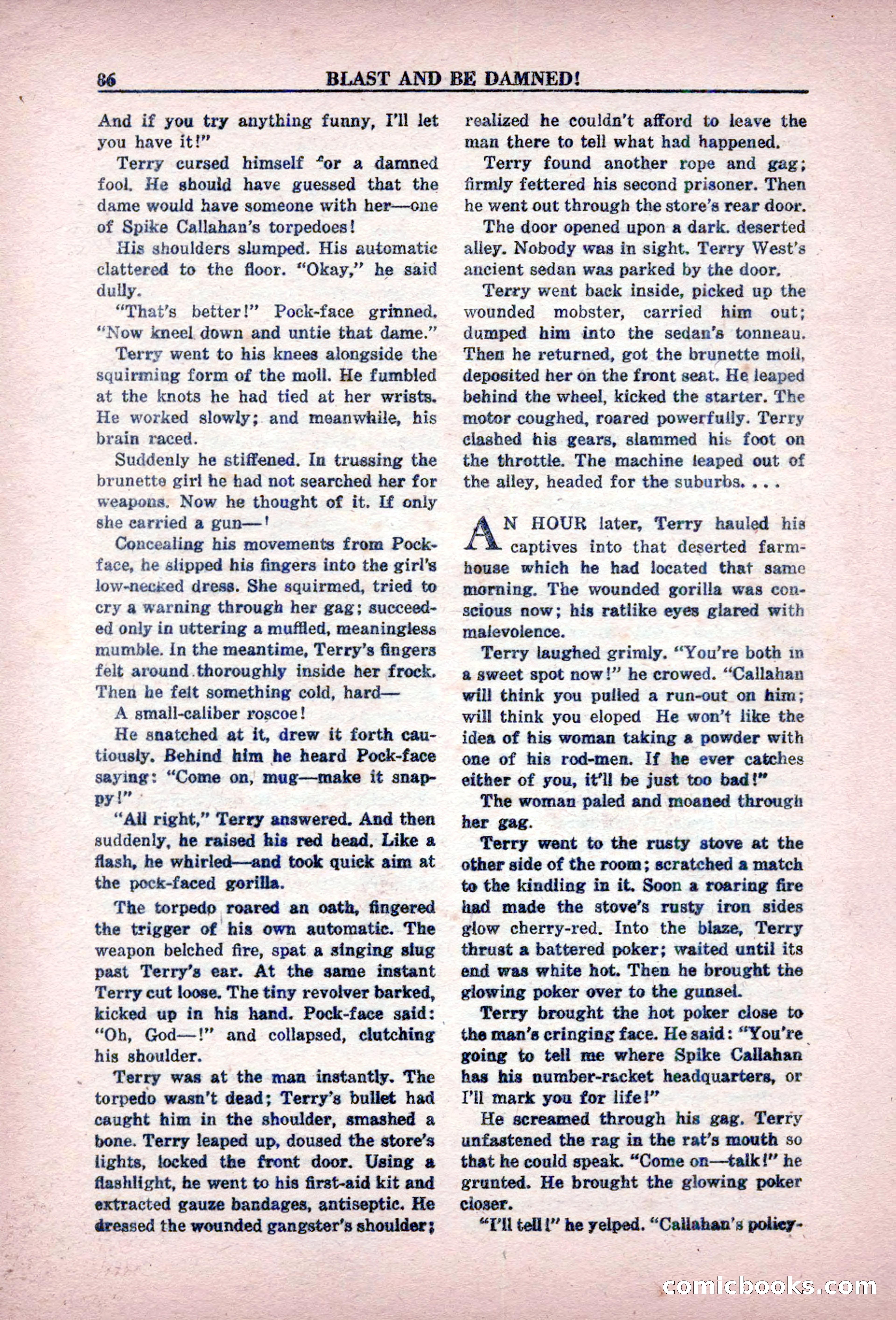 Private Detective Stories, February 1949 — page 86 of 132