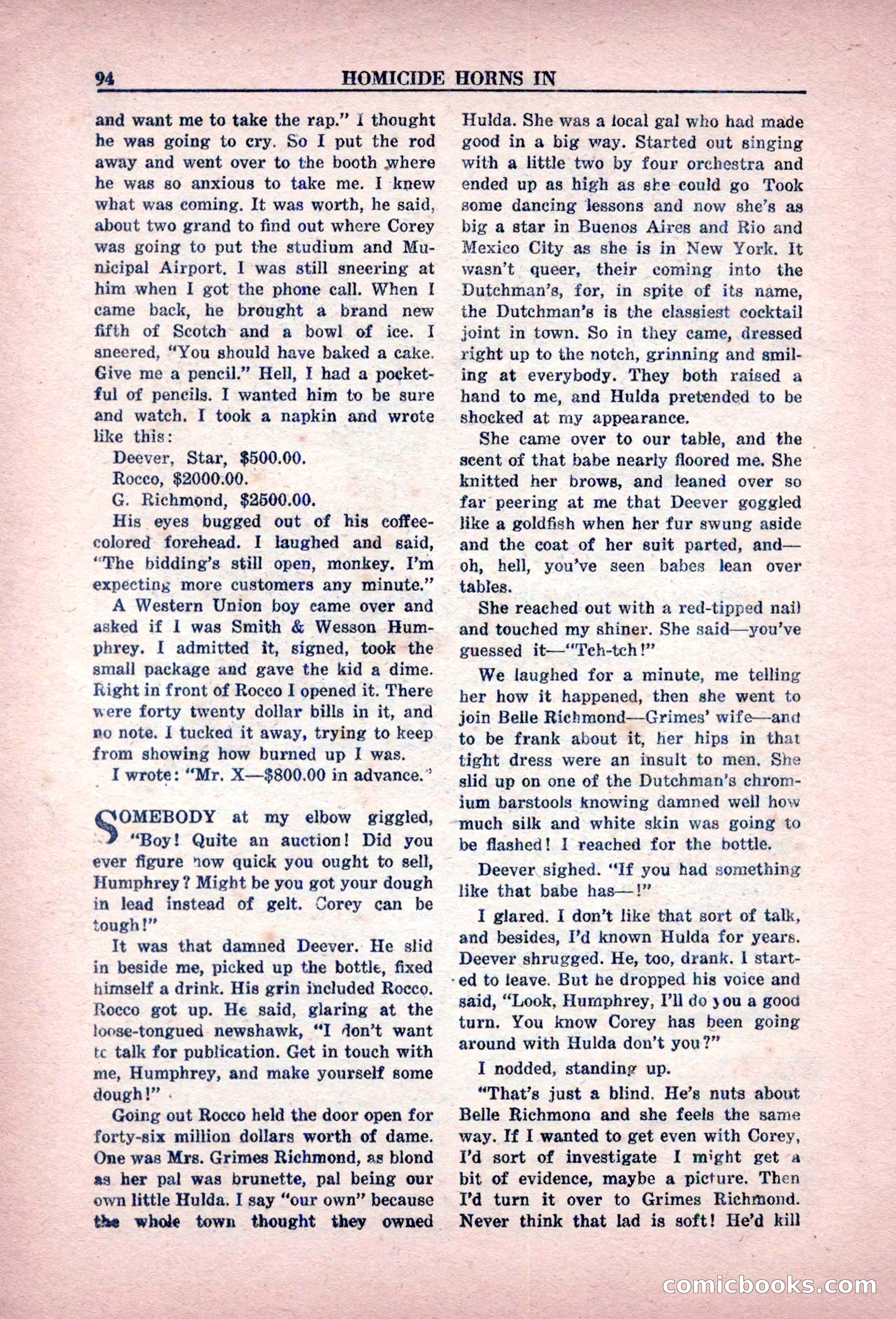 Private Detective Stories, February 1949 — page 94 of 132