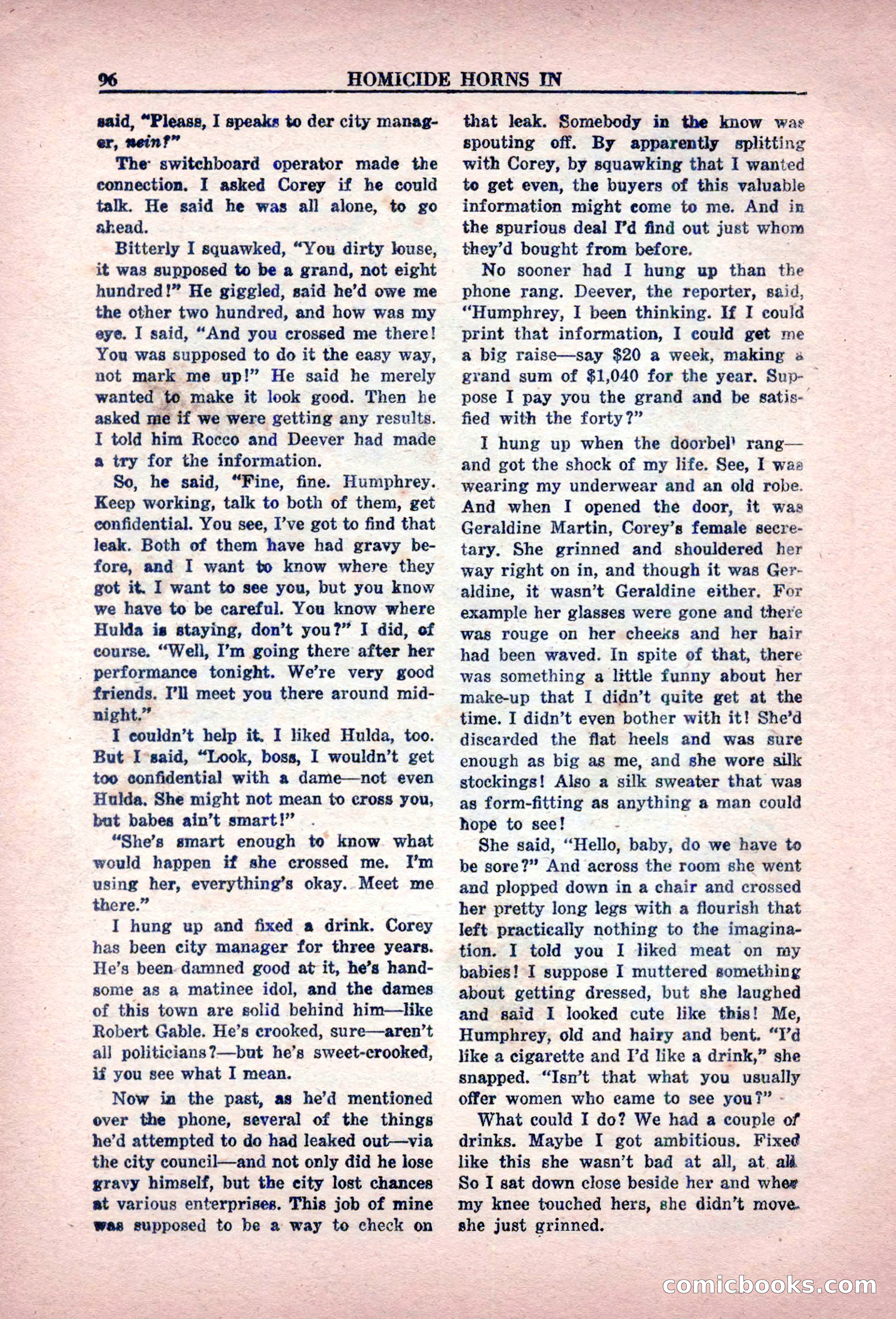 Private Detective Stories, February 1949 — page 96 of 132