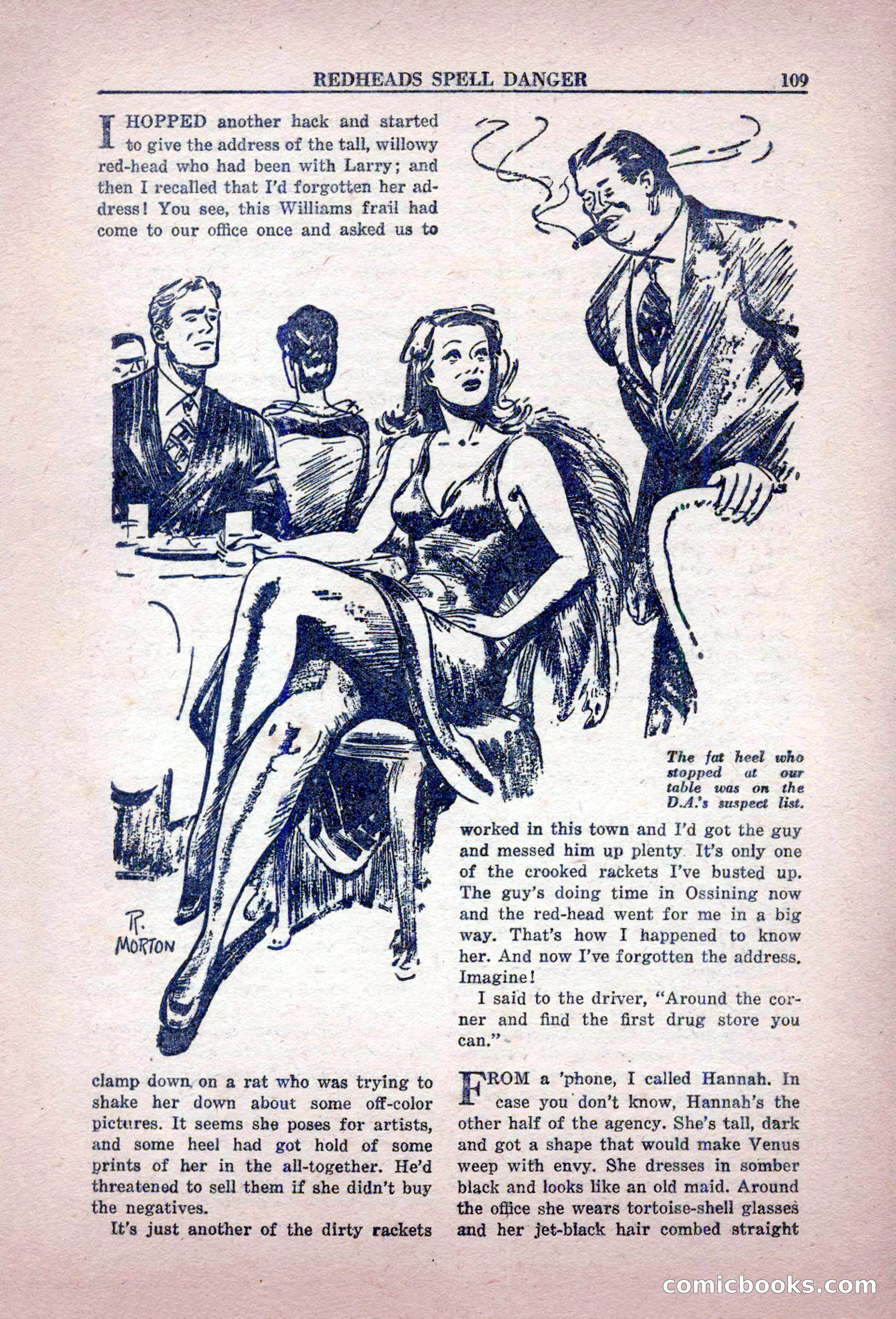 Private Detective Stories, February 1949 — page 109 of 132