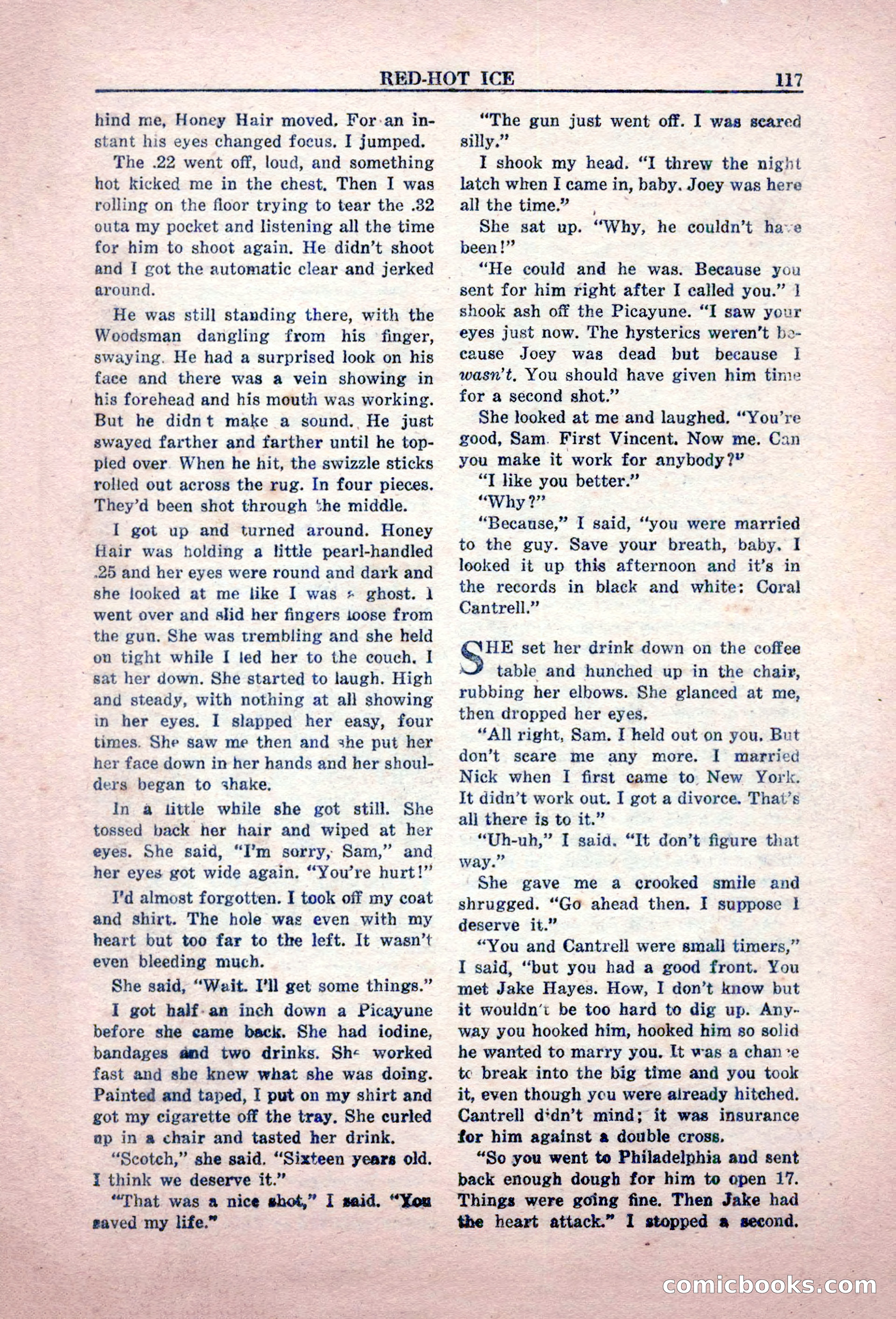 Private Detective Stories, February 1949 — page 117 of 132