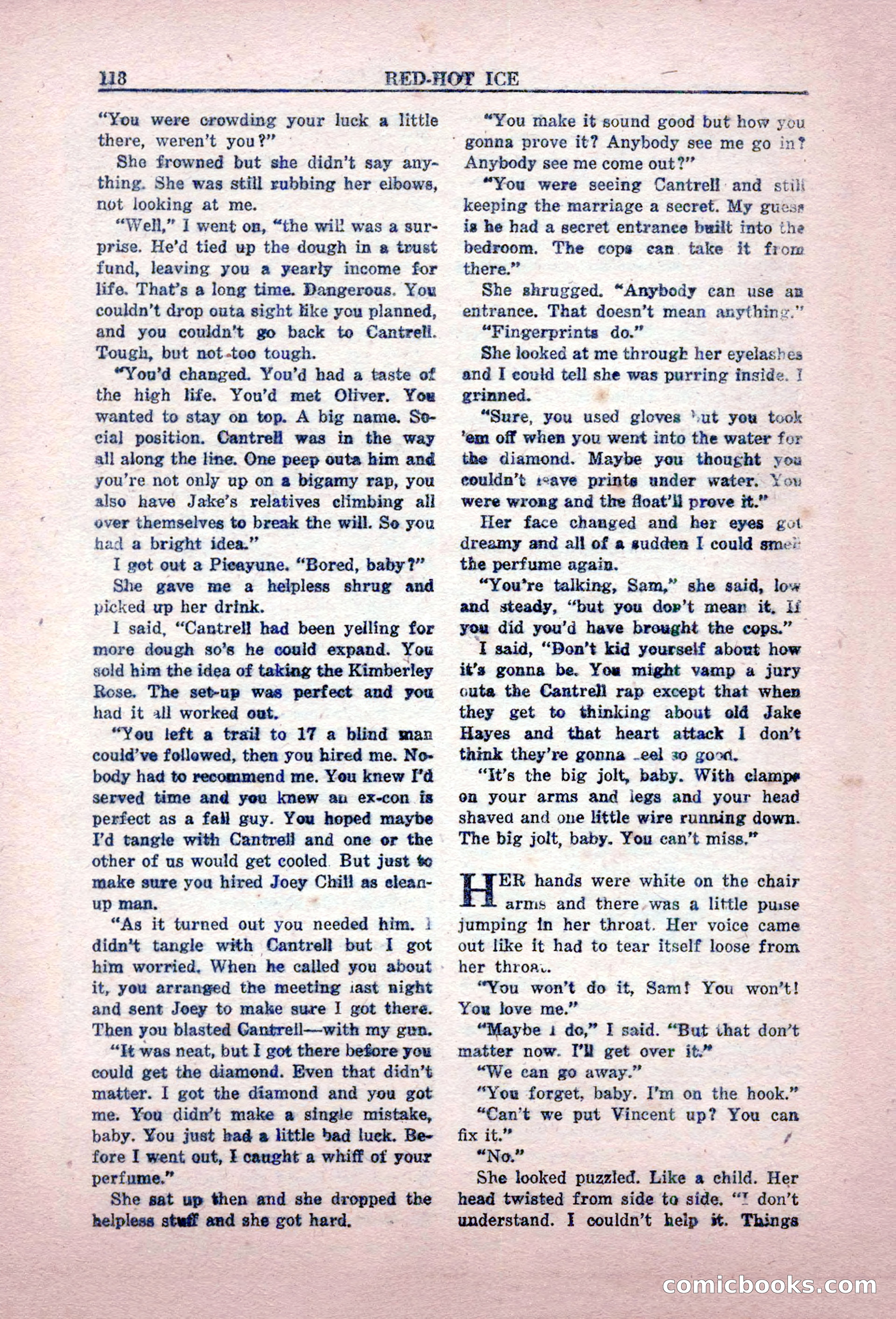 Private Detective Stories, February 1949 — page 118 of 132