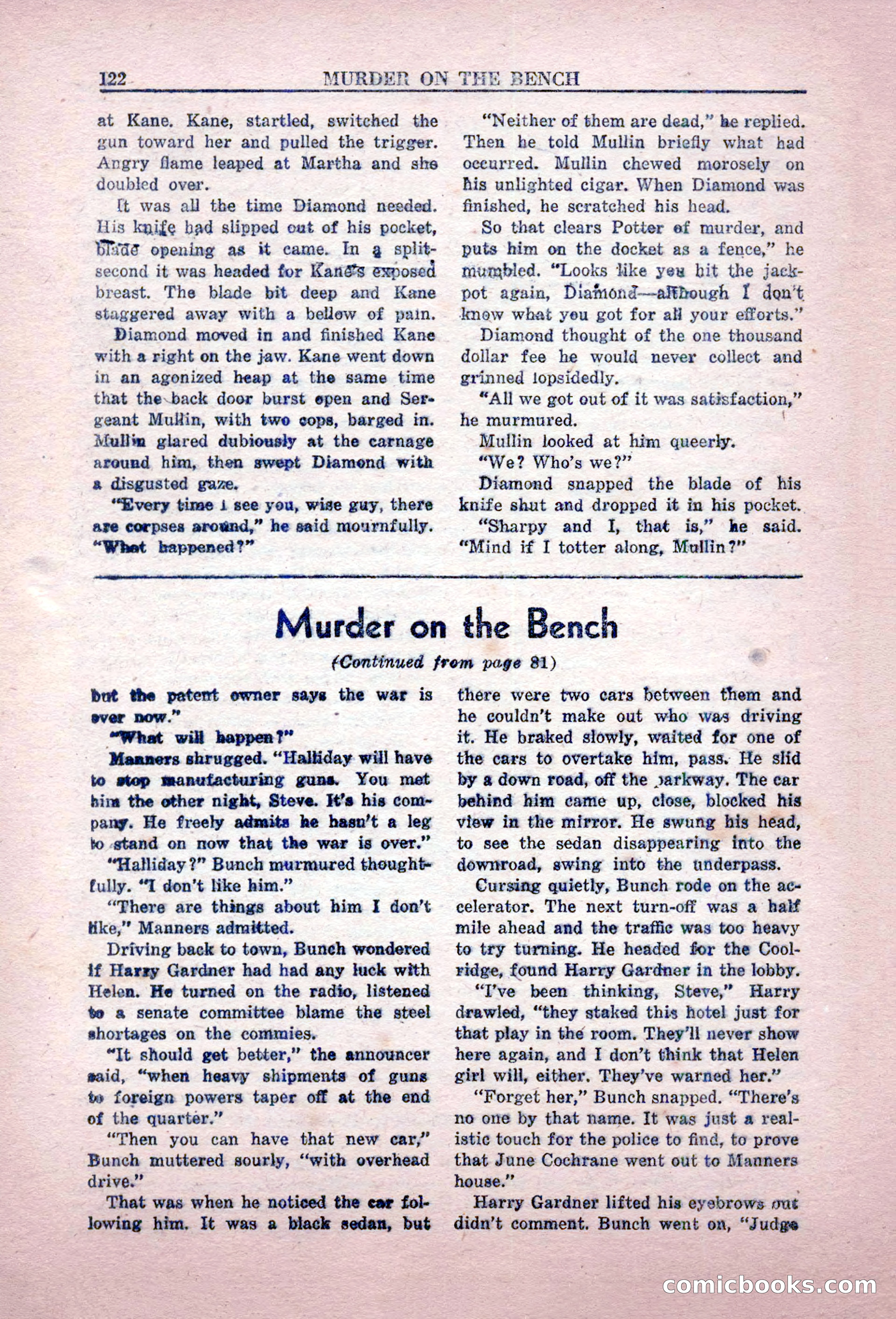 Private Detective Stories, February 1949 — page 122 of 132