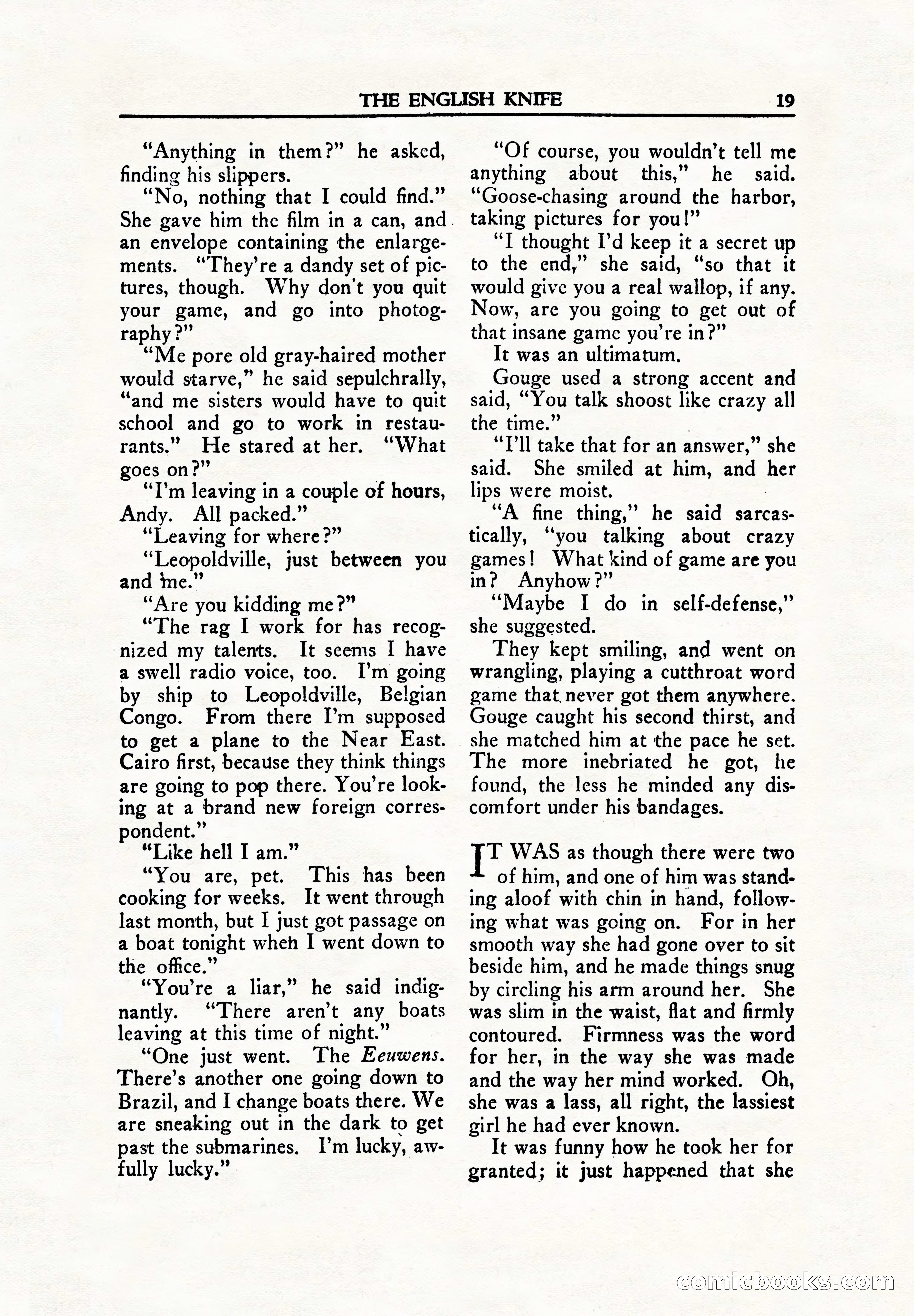 Private Detective Stories, June 1942 — page 21 of 132