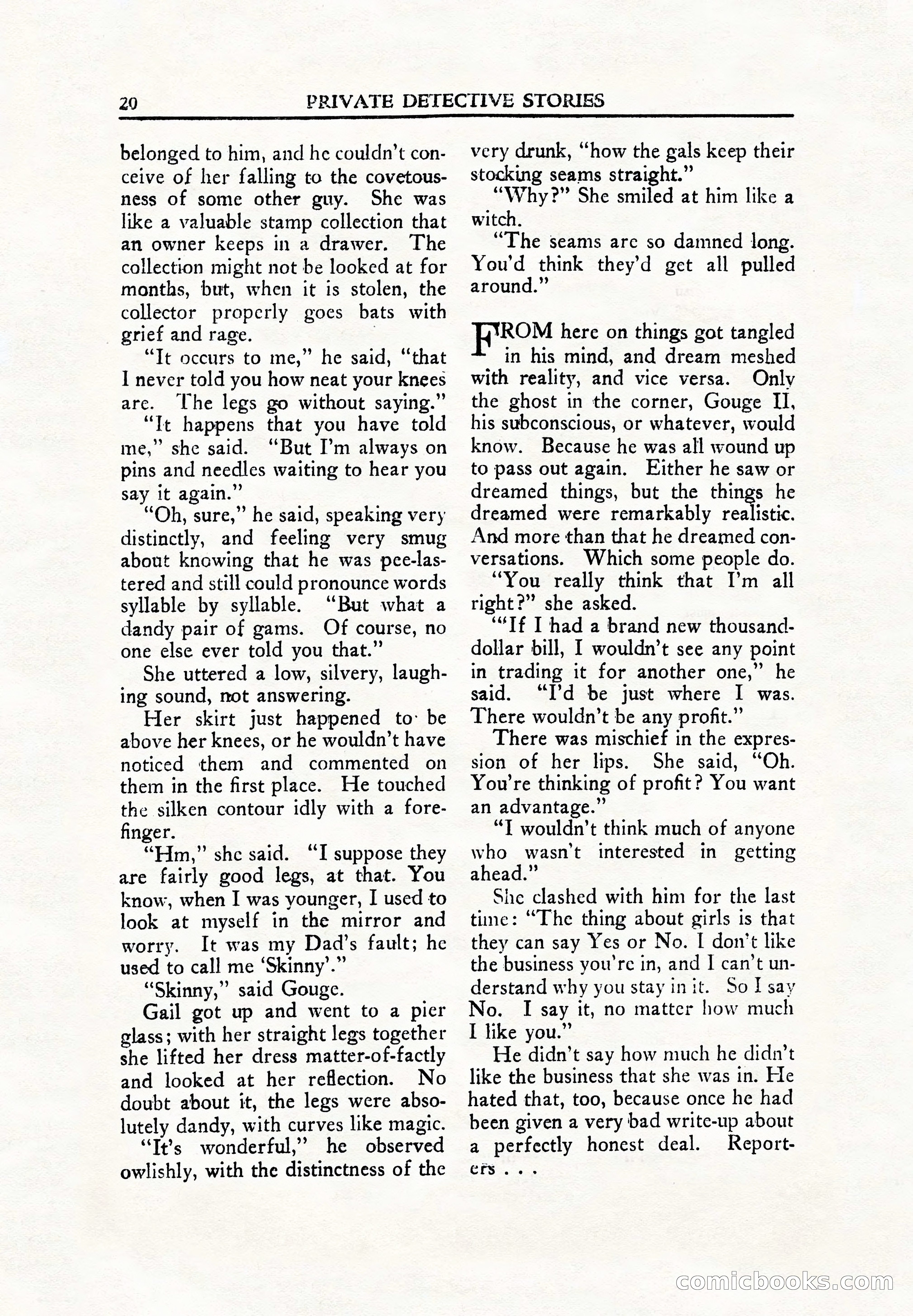 Private Detective Stories, June 1942 — page 22 of 132
