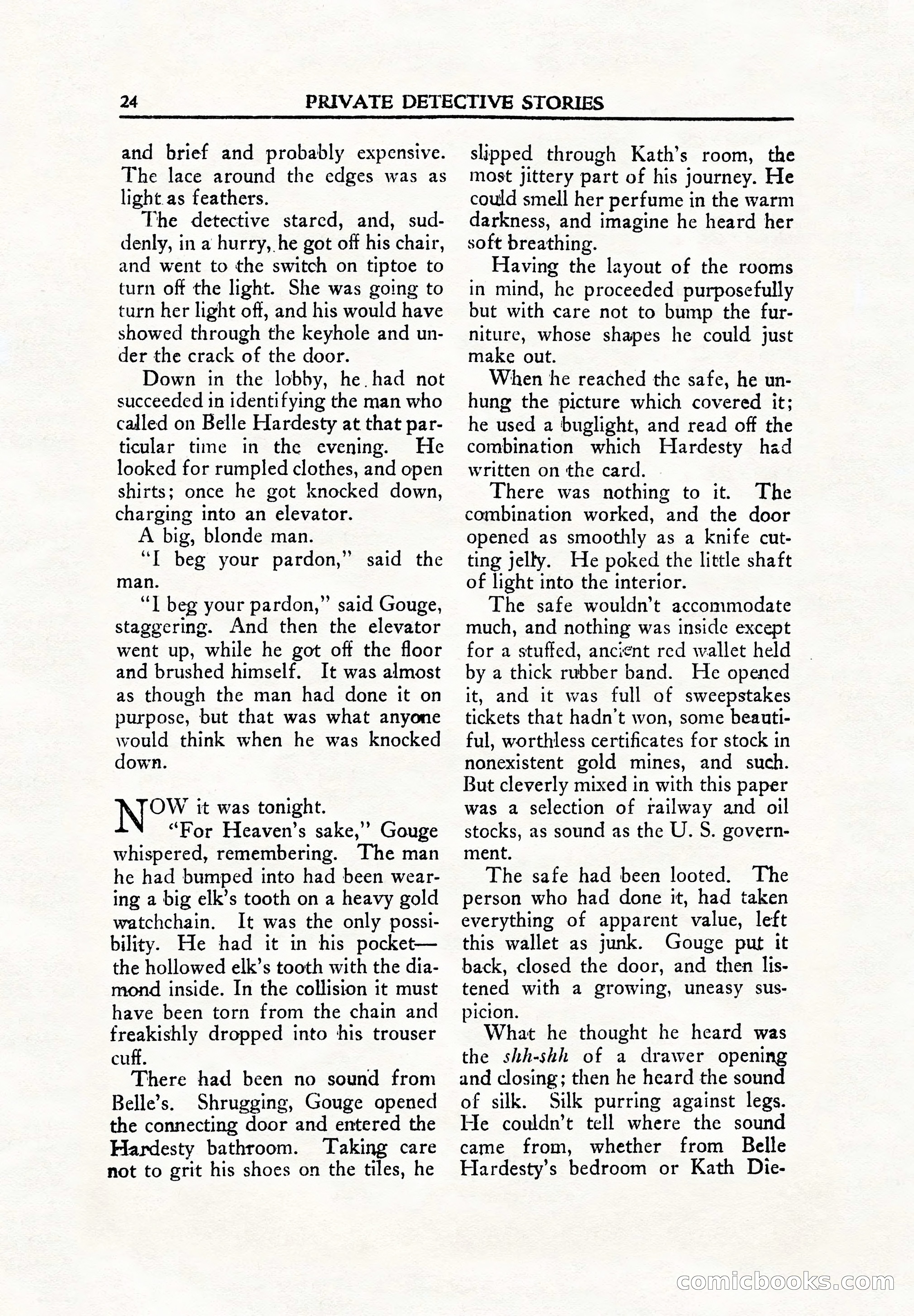 Private Detective Stories, June 1942 — page 26 of 132