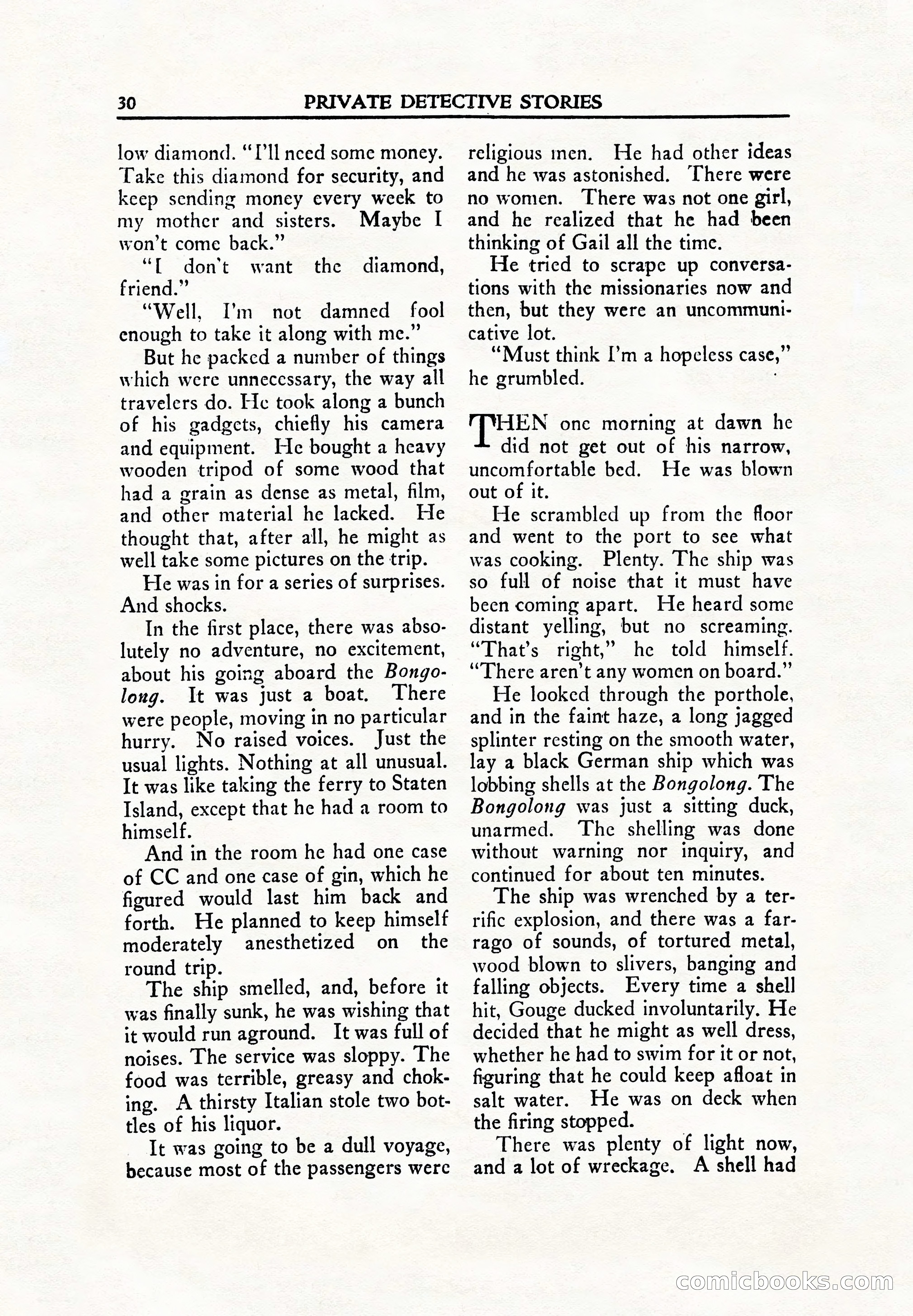 Private Detective Stories, June 1942 — page 32 of 132
