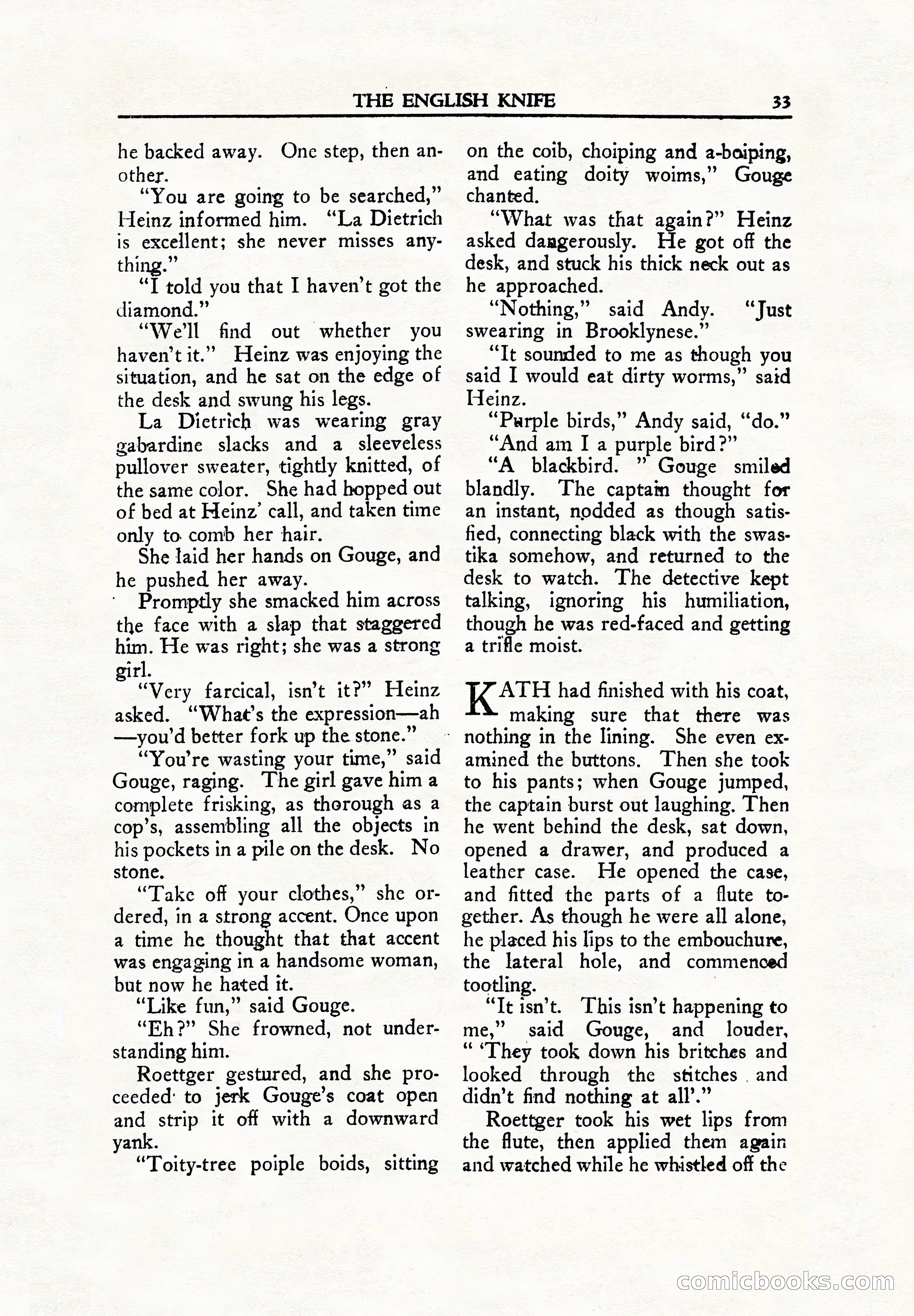 Private Detective Stories, June 1942 — page 35 of 132