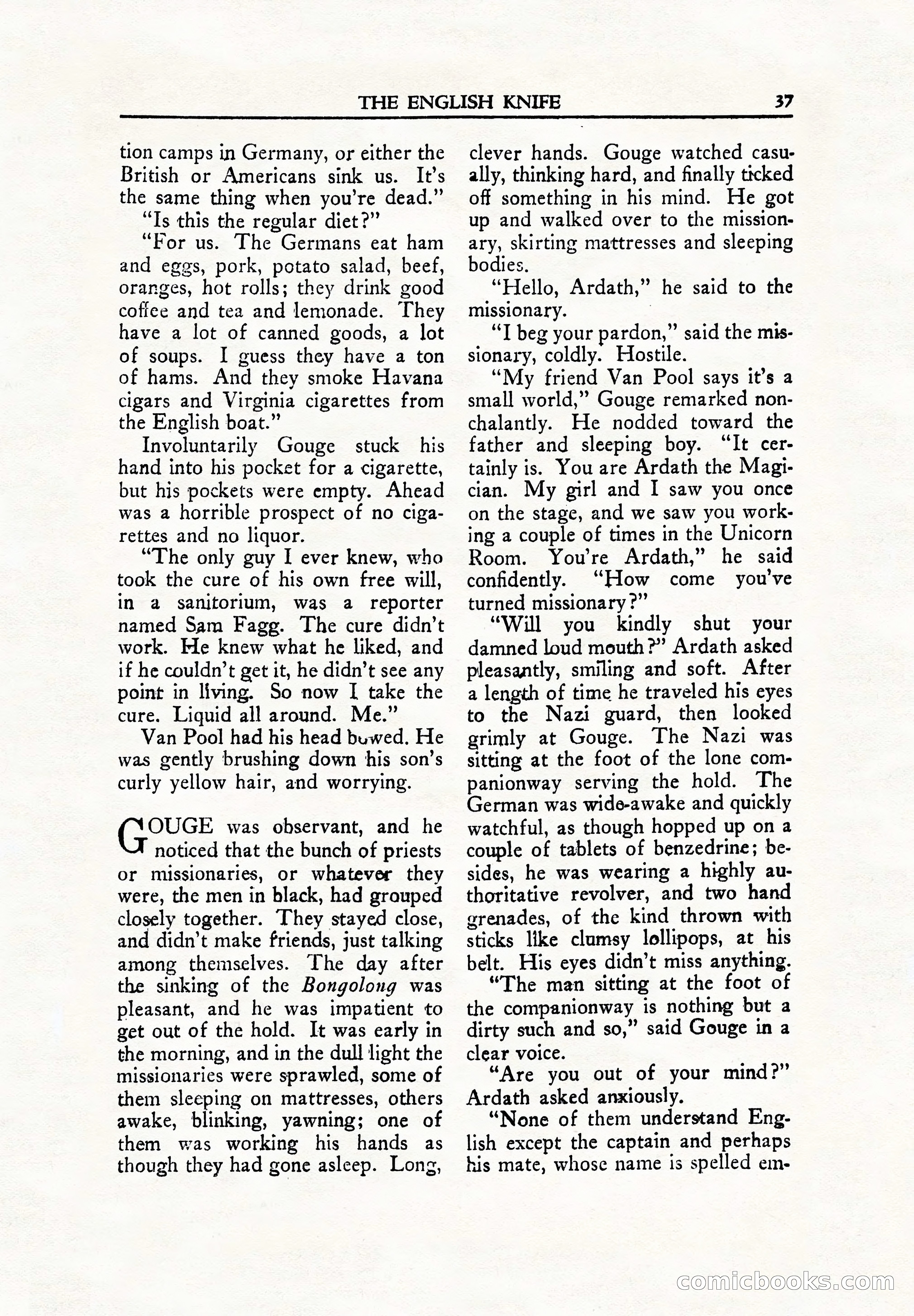 Private Detective Stories, June 1942 — page 39 of 132