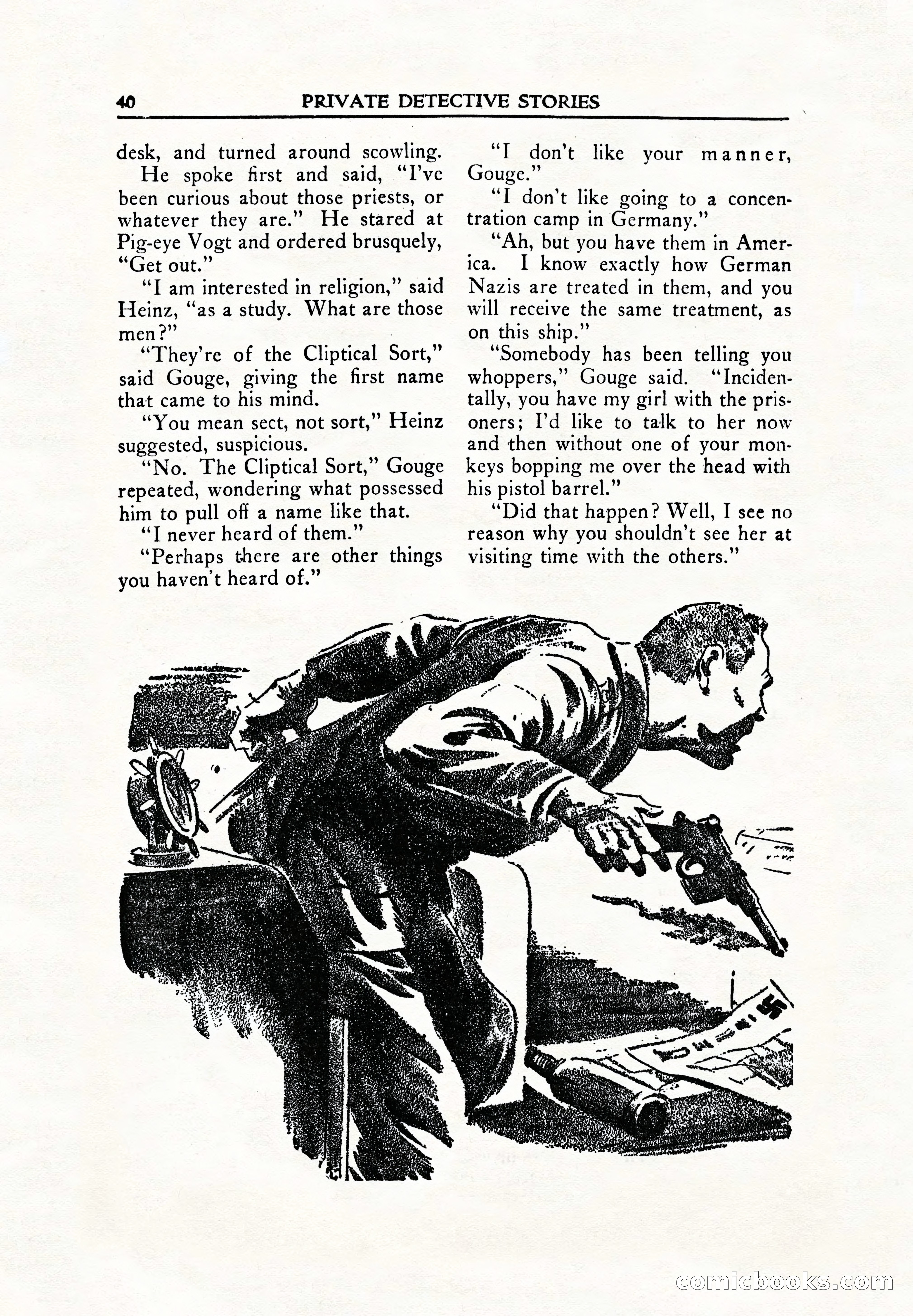 Private Detective Stories, June 1942 — page 42 of 132
