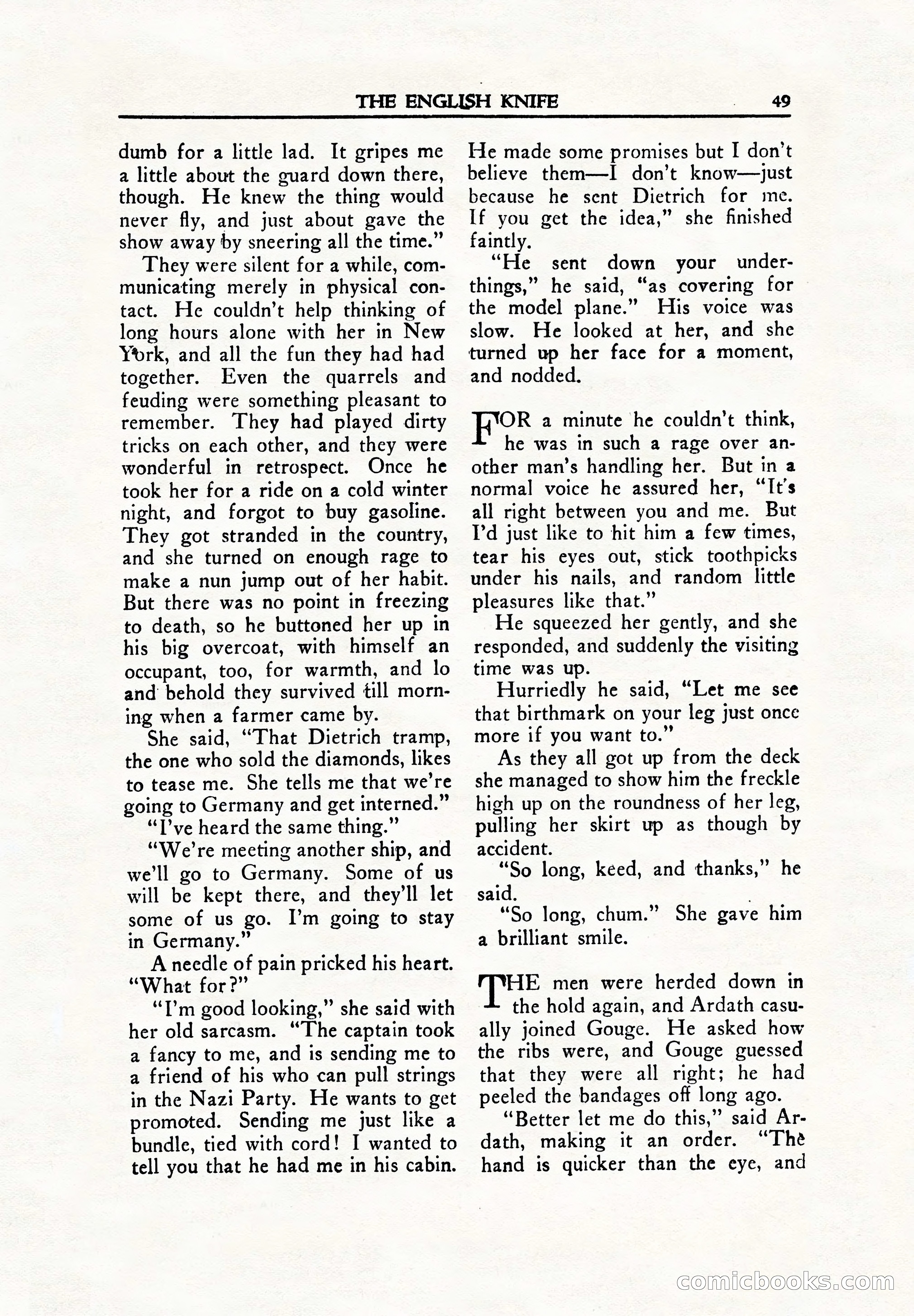 Private Detective Stories, June 1942 — page 51 of 132