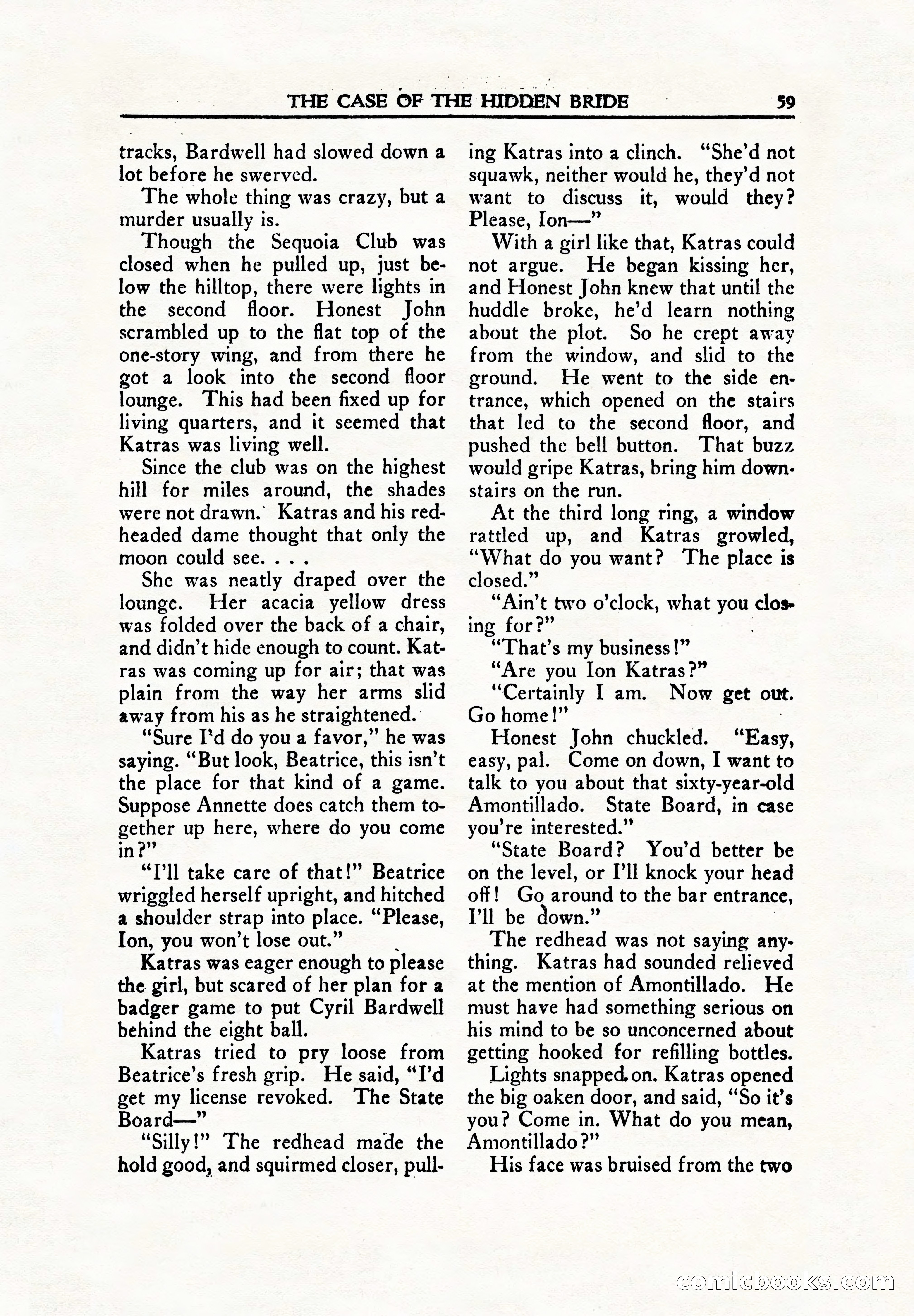 Private Detective Stories, June 1942 — page 61 of 132