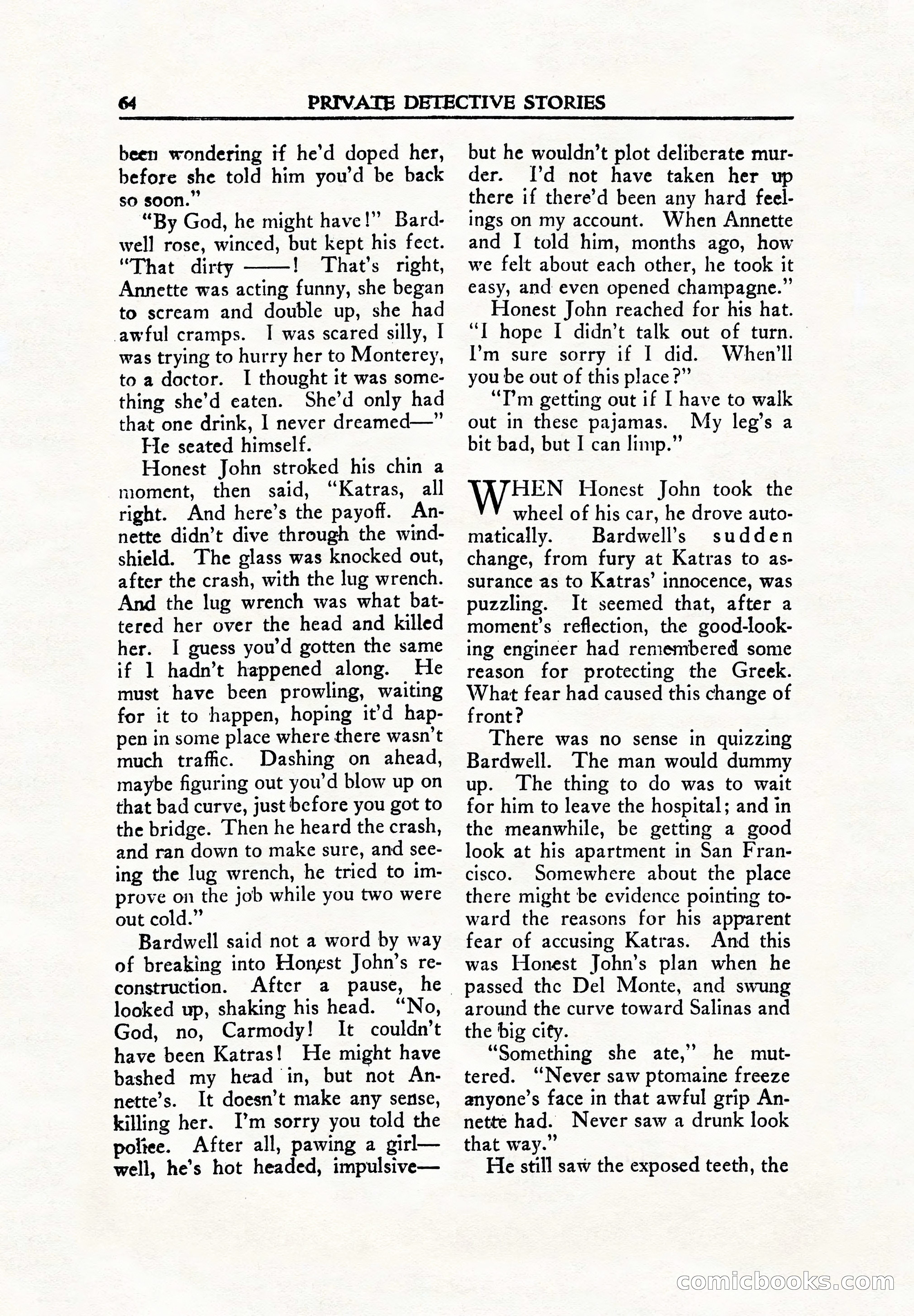 Private Detective Stories, June 1942 — page 66 of 132