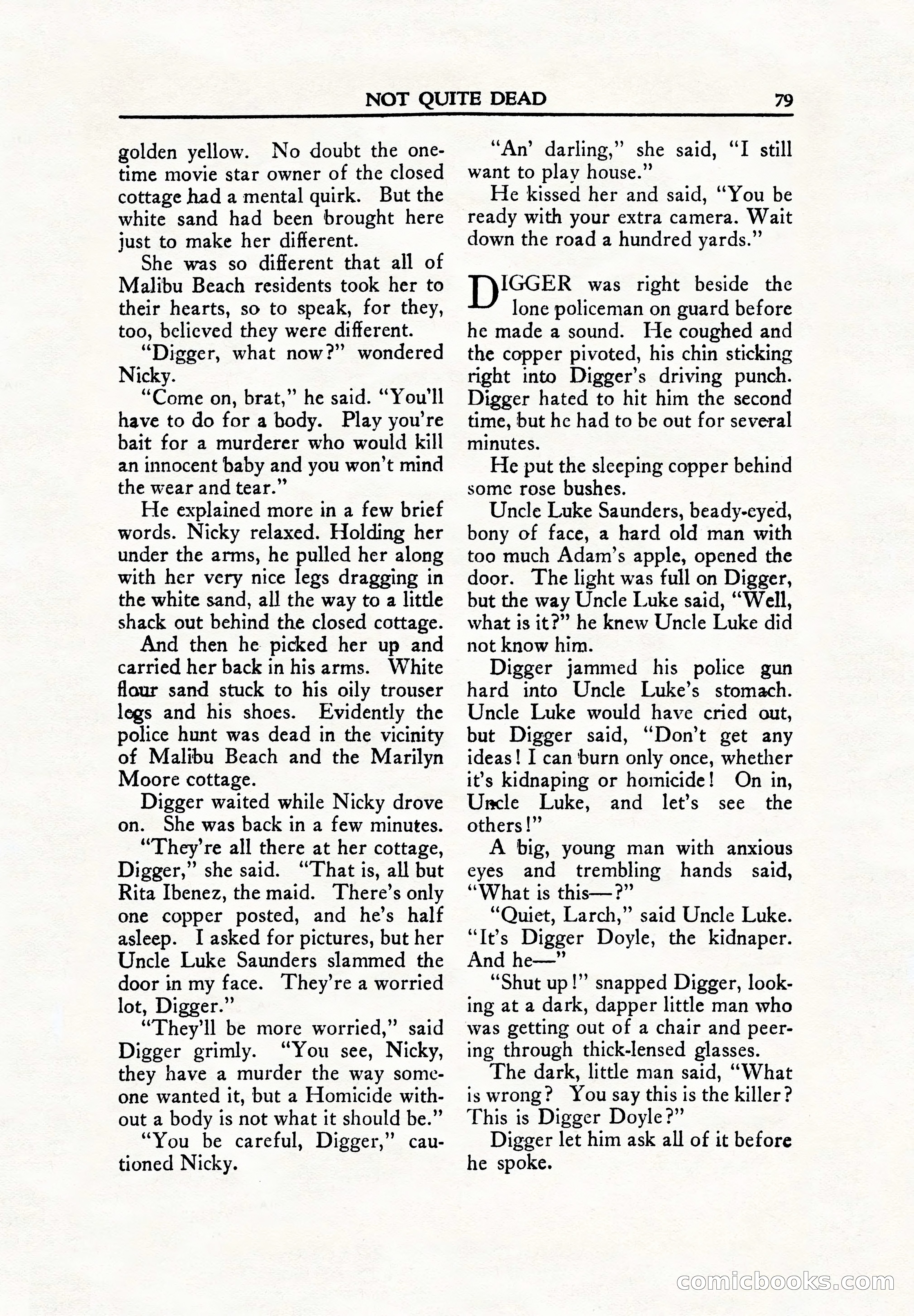 Private Detective Stories, June 1942 — page 81 of 132