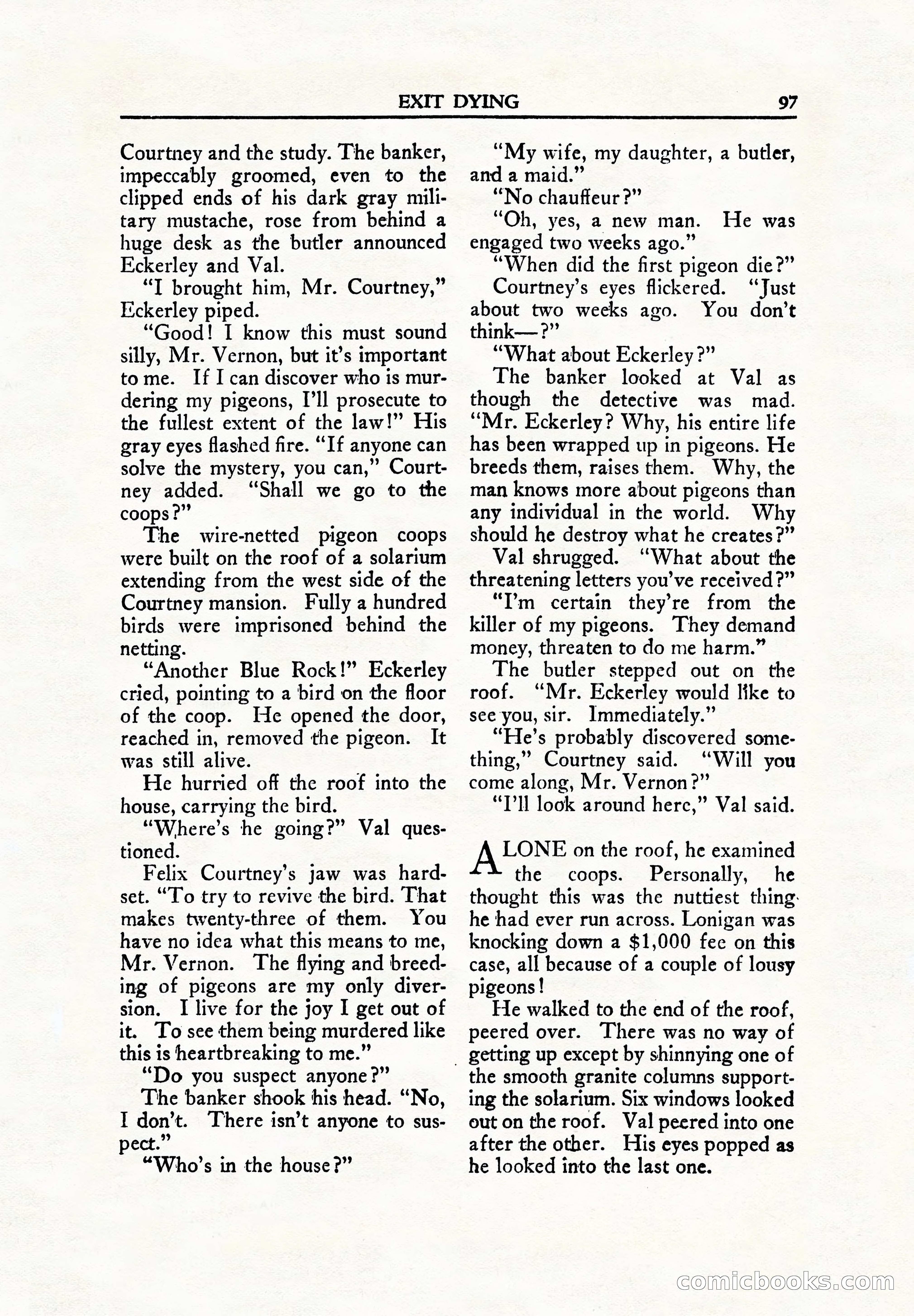 Private Detective Stories, June 1942 — page 99 of 132