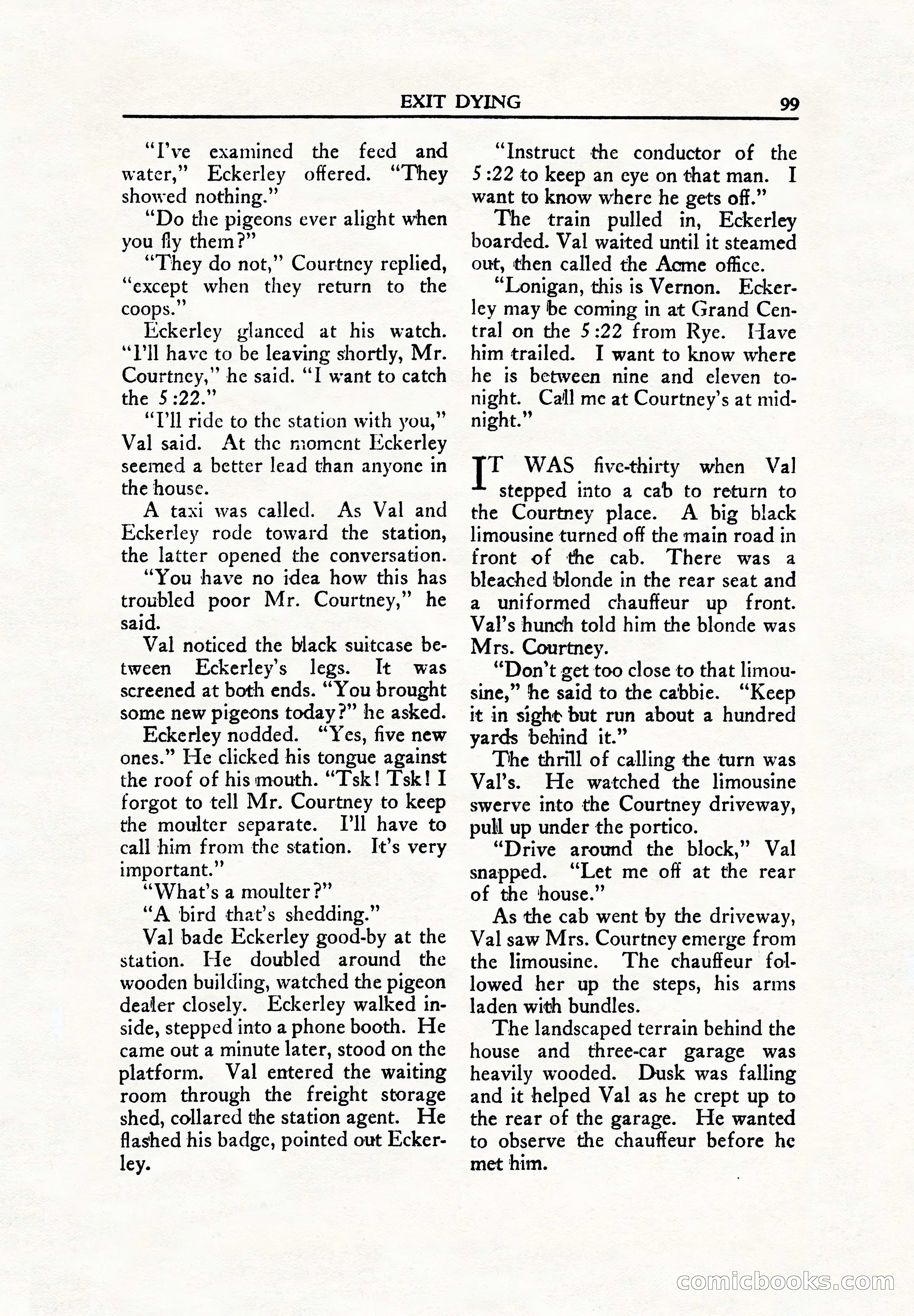 Private Detective Stories, June 1942 — page 101 of 132
