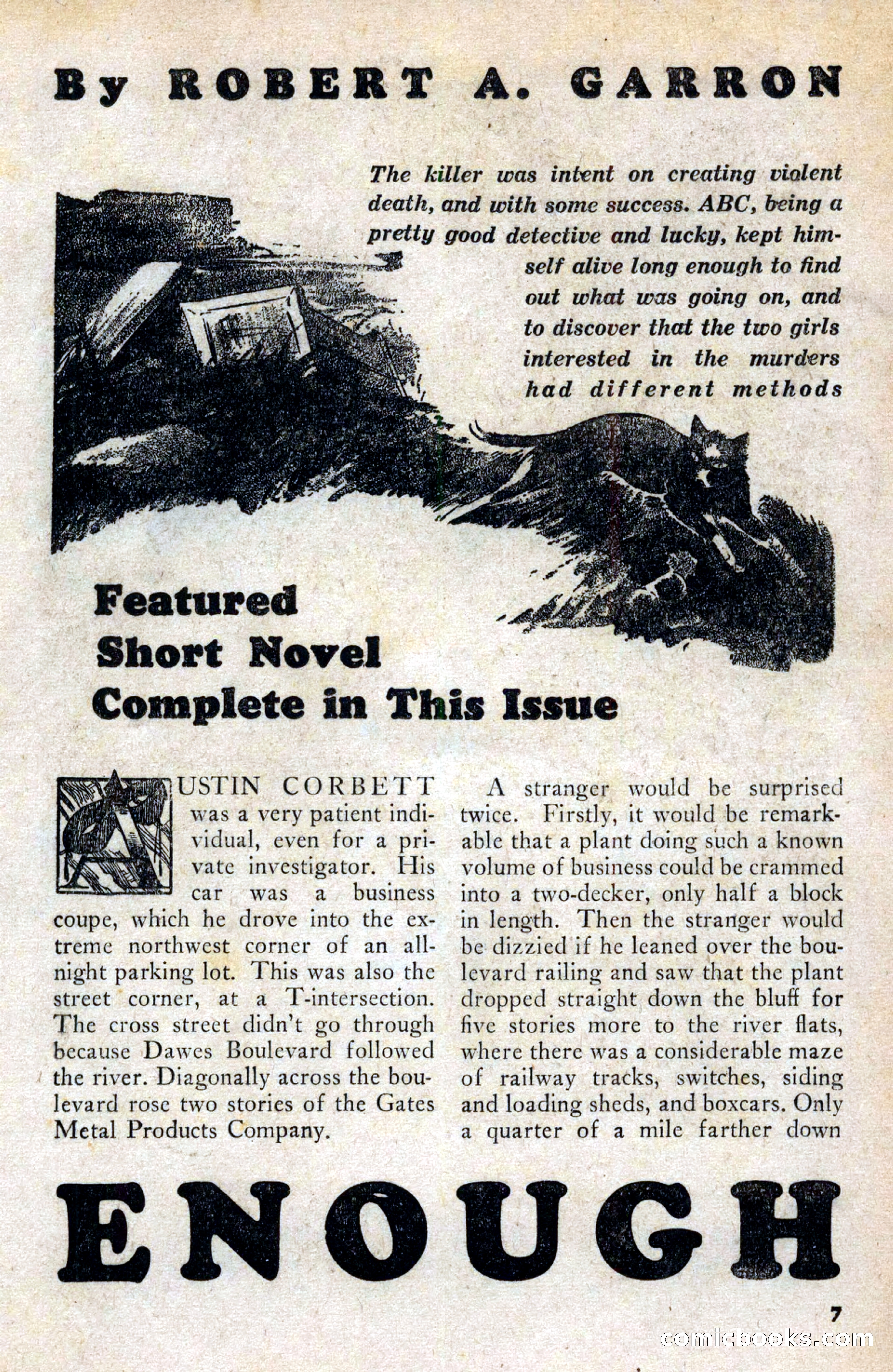 Private Detective Stories, February 1942 — page 9 of 132