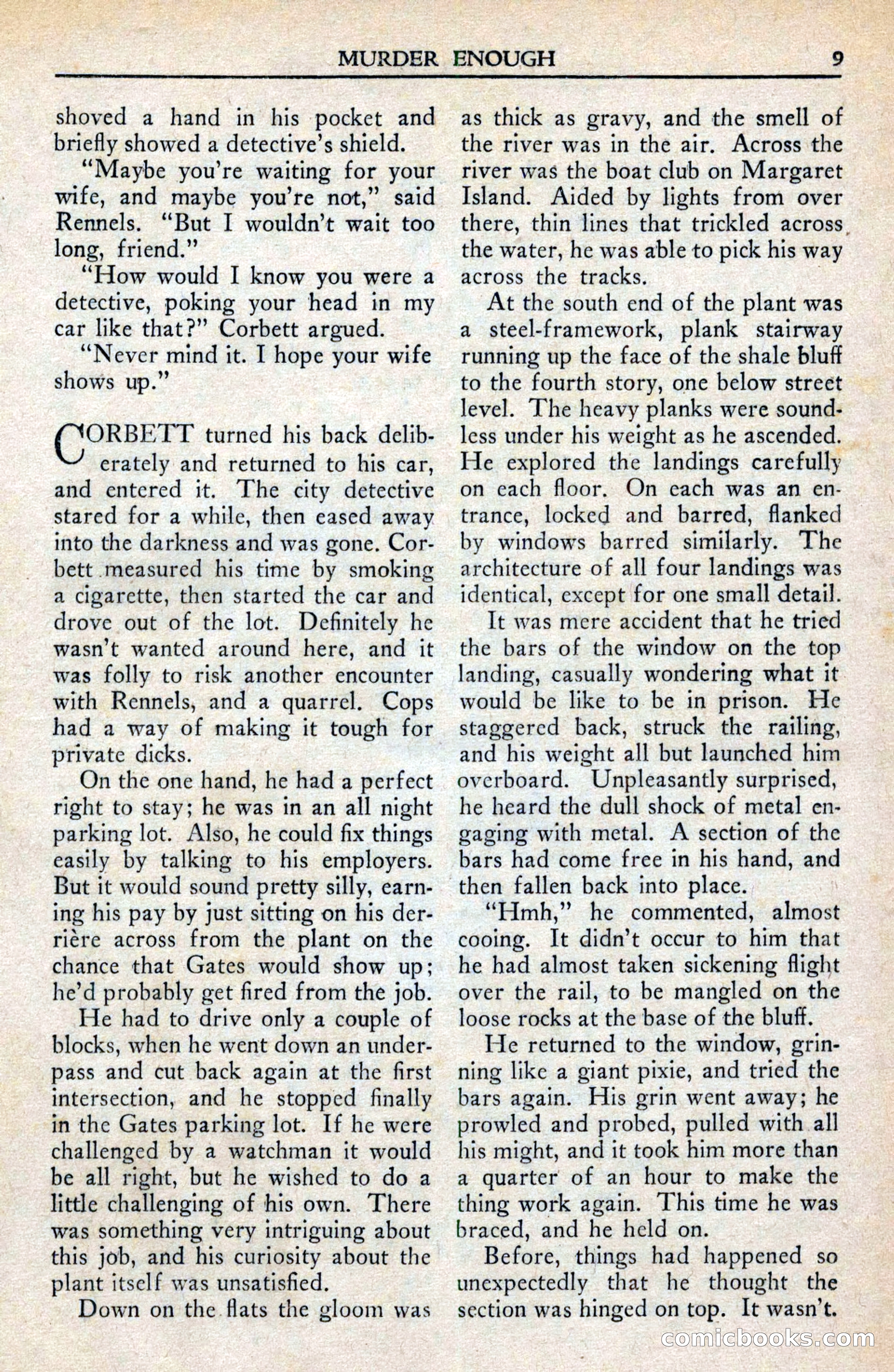Private Detective Stories, February 1942 — page 11 of 132