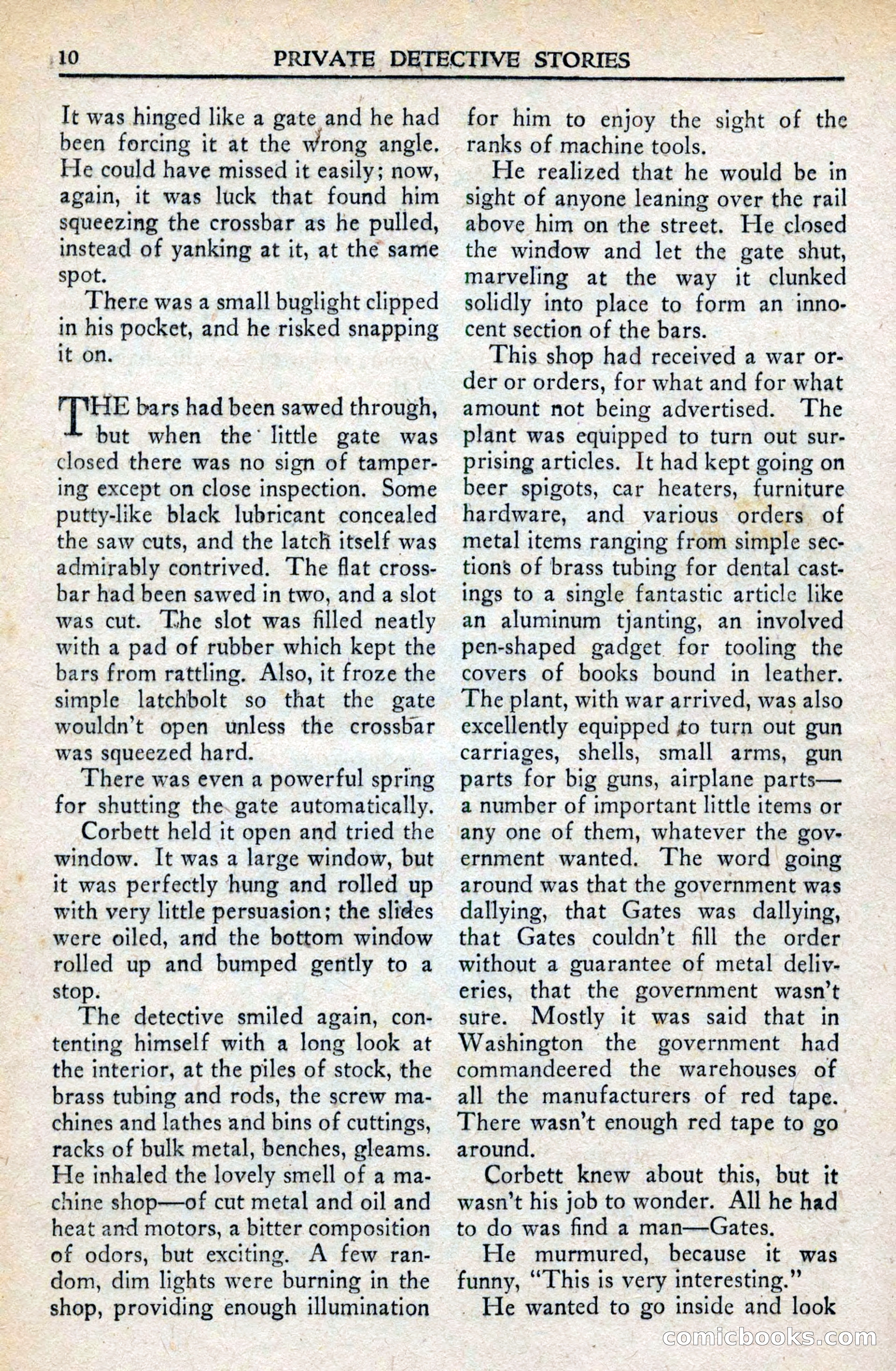 Private Detective Stories, February 1942 — page 12 of 132