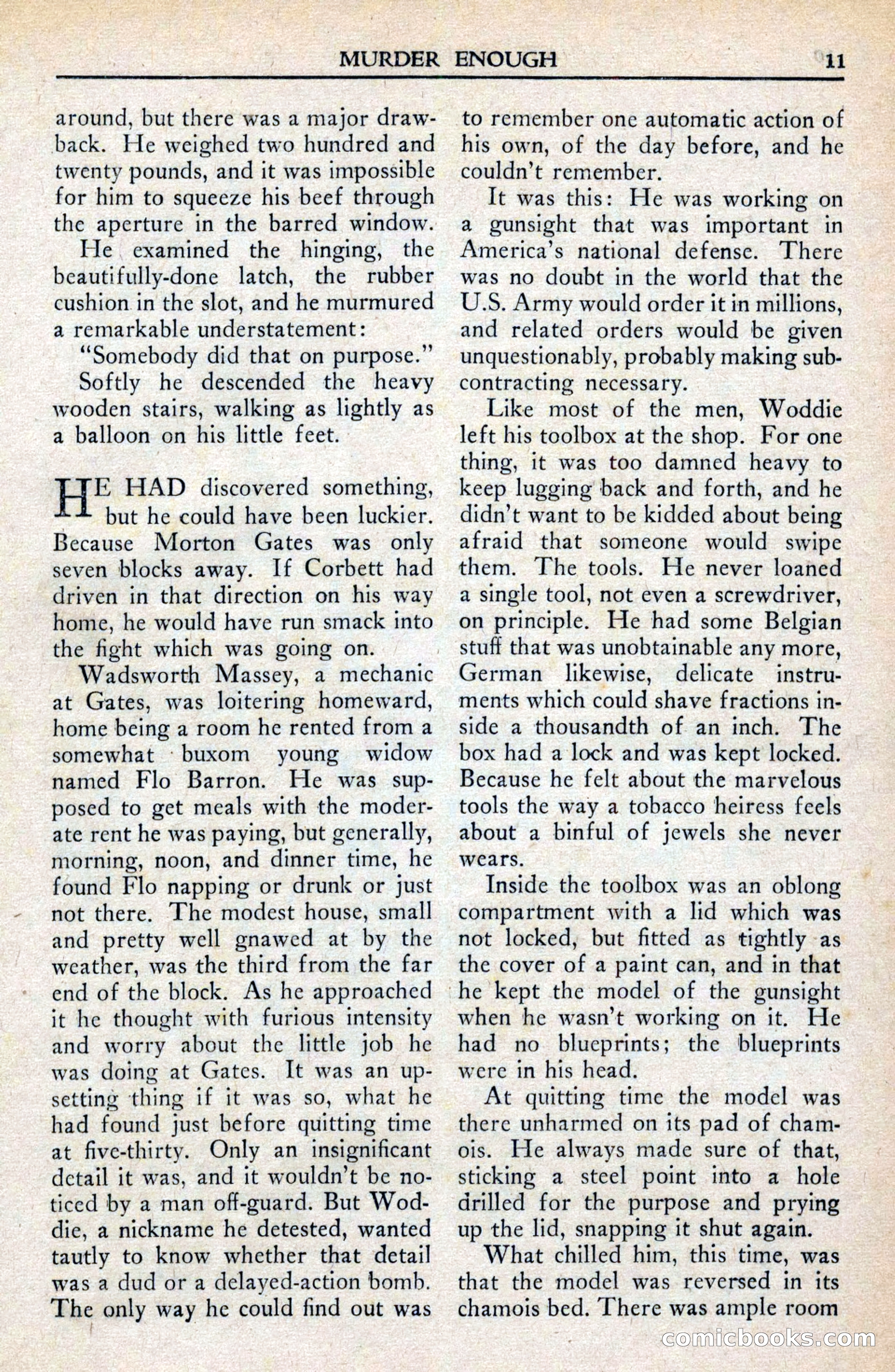 Private Detective Stories, February 1942 — page 13 of 132