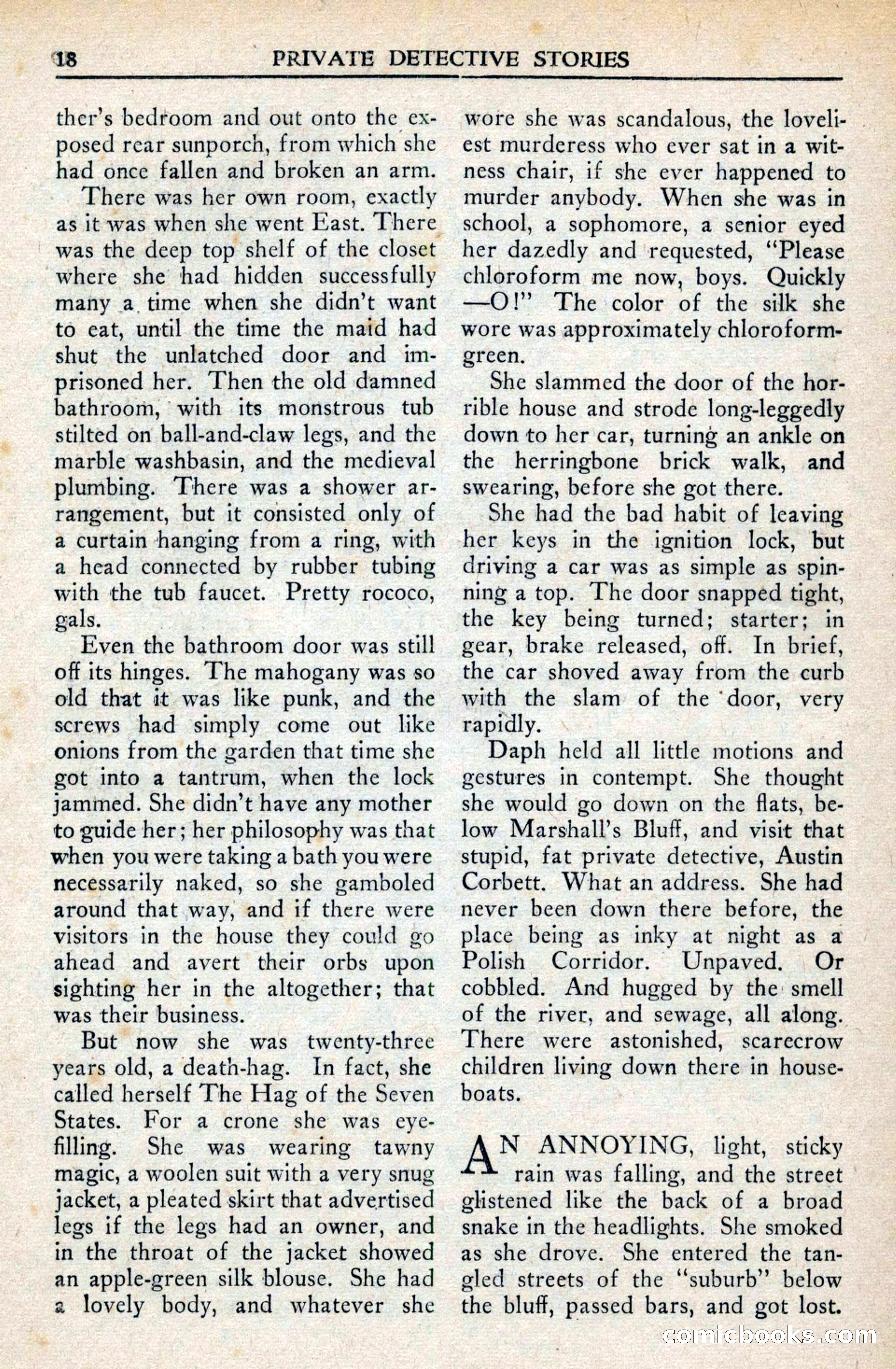 Private Detective Stories, February 1942 — page 20 of 132