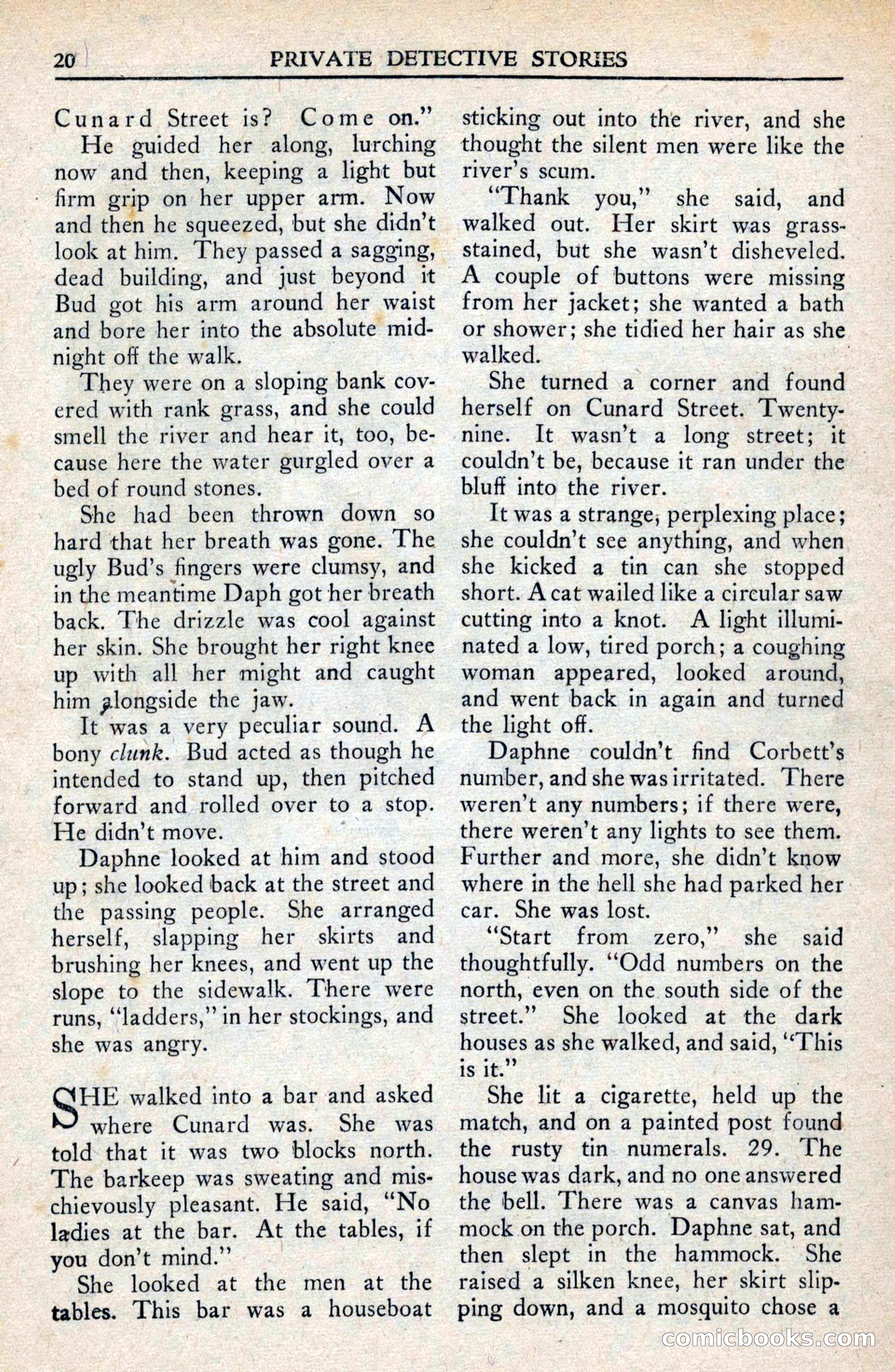 Private Detective Stories, February 1942 — page 22 of 132
