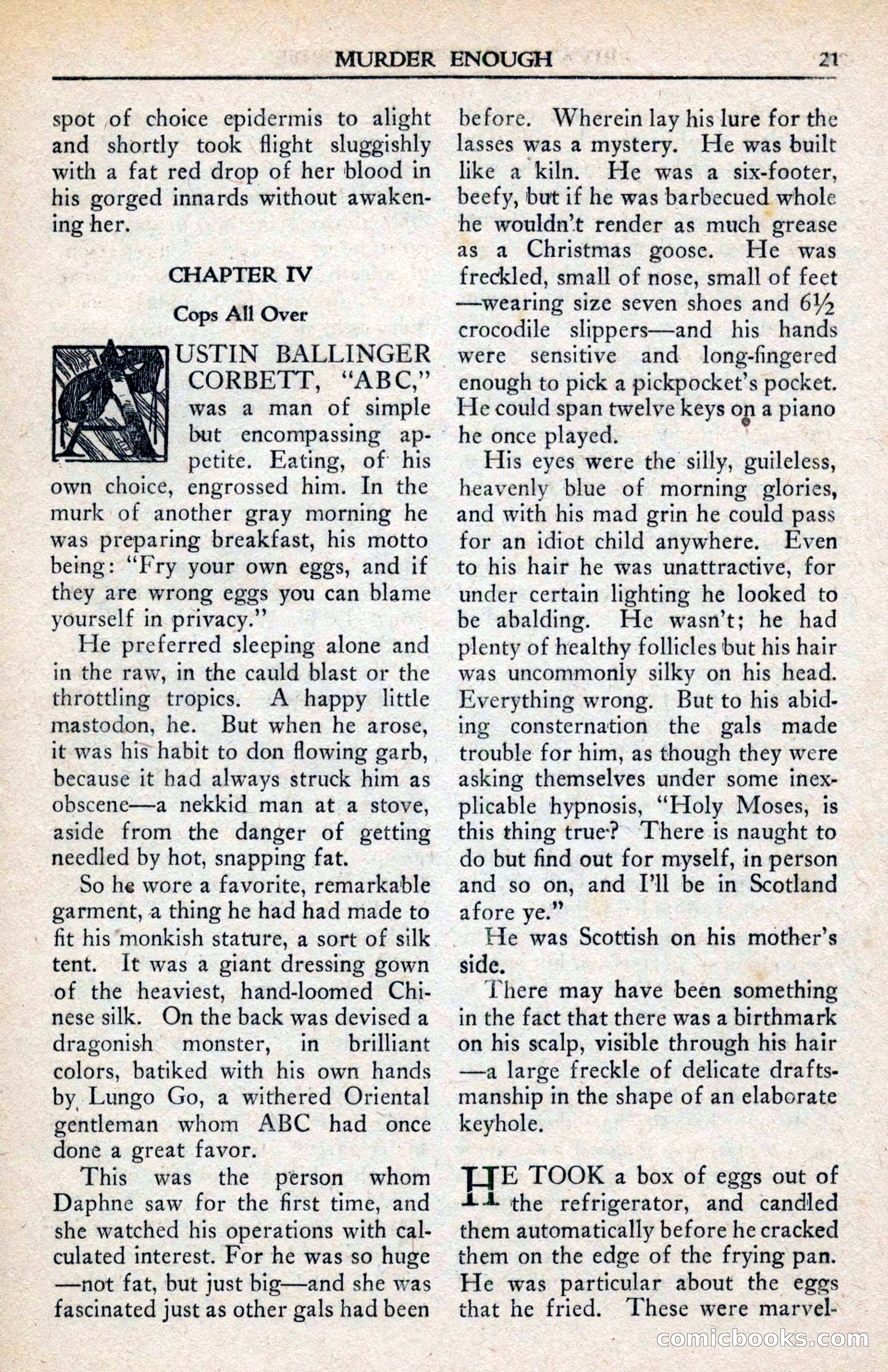 Private Detective Stories, February 1942 — page 23 of 132