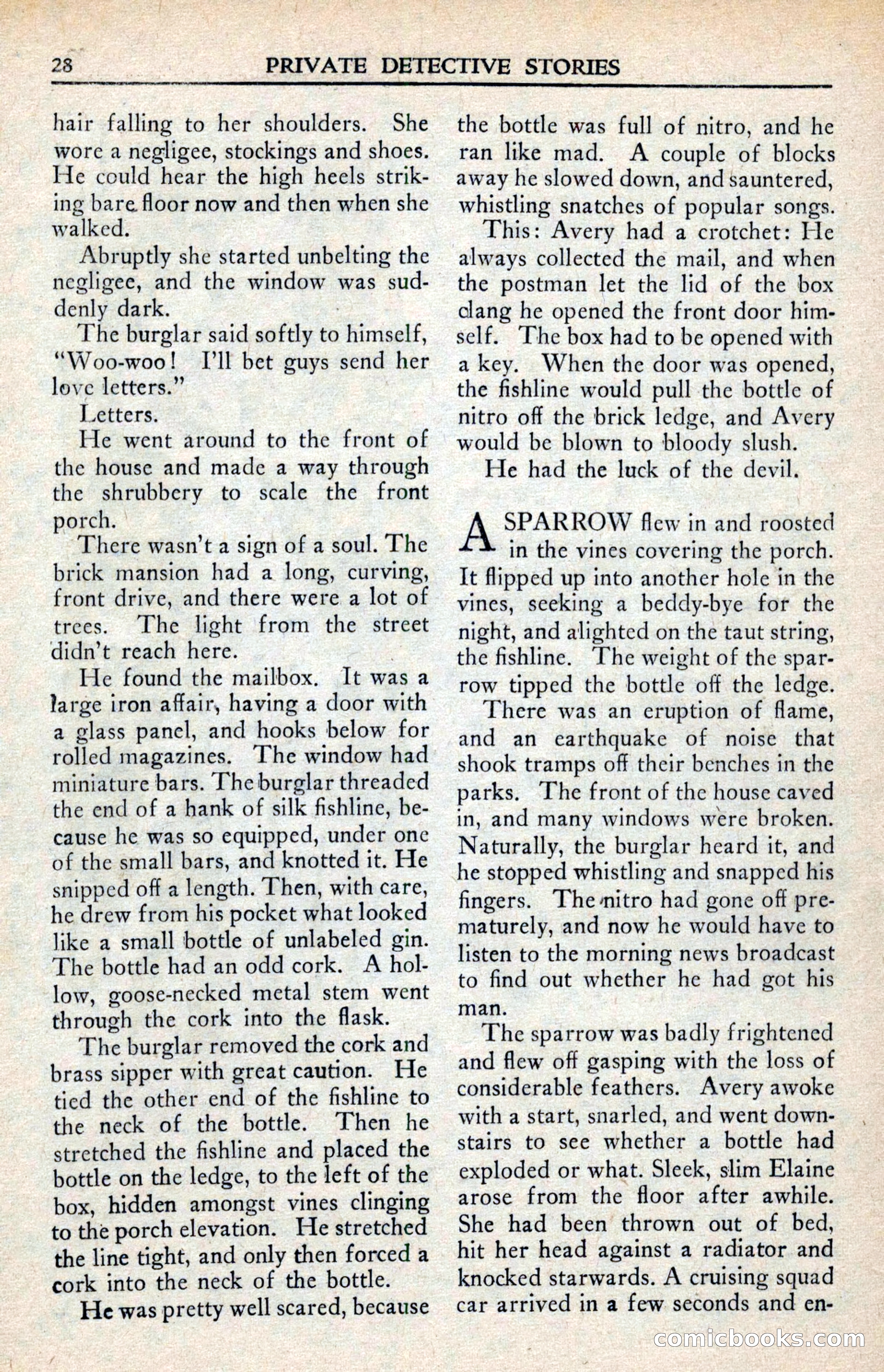 Private Detective Stories, February 1942 — page 30 of 132