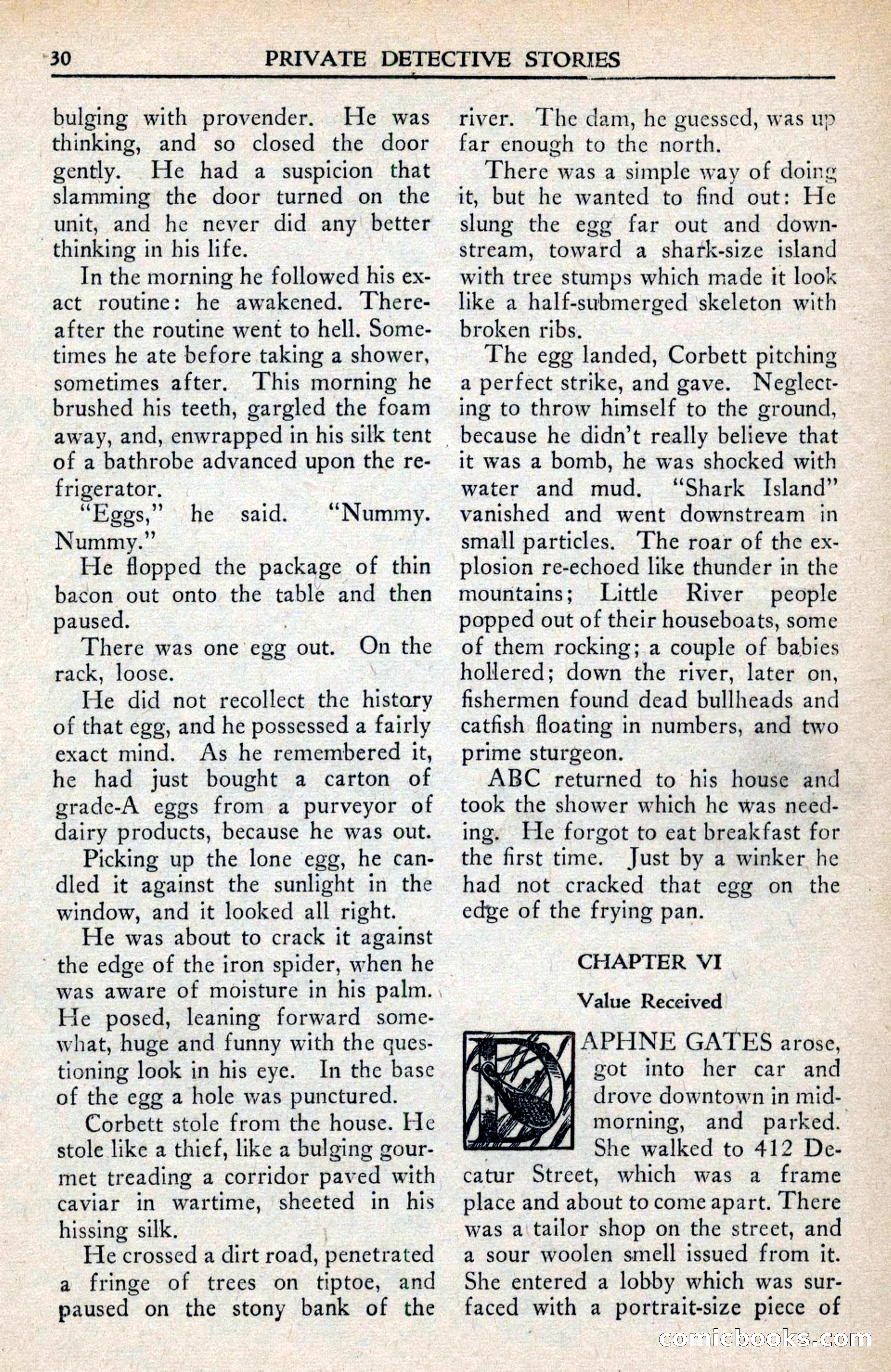 Private Detective Stories, February 1942 — page 32 of 132