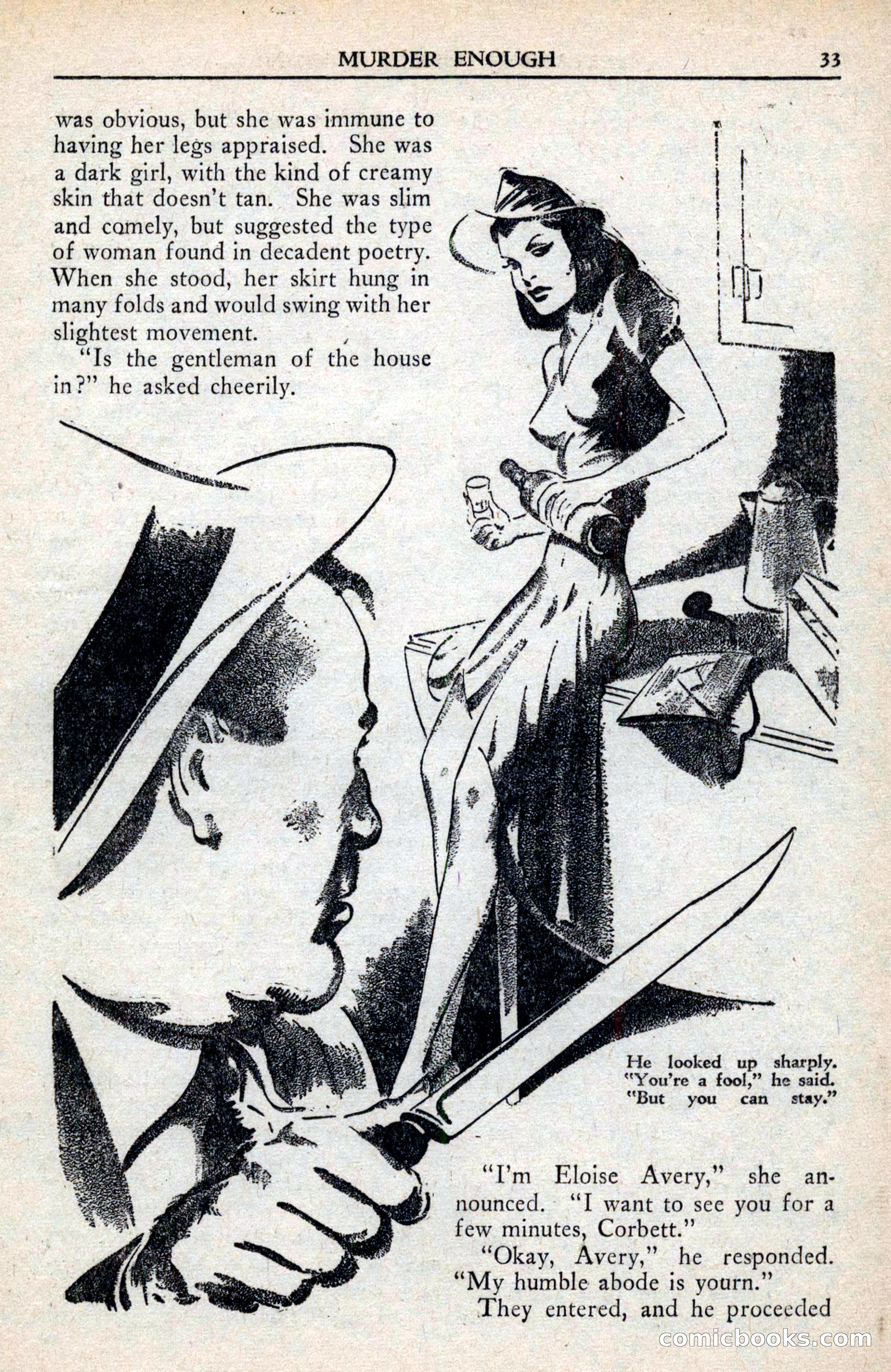 Private Detective Stories, February 1942 — page 35 of 132